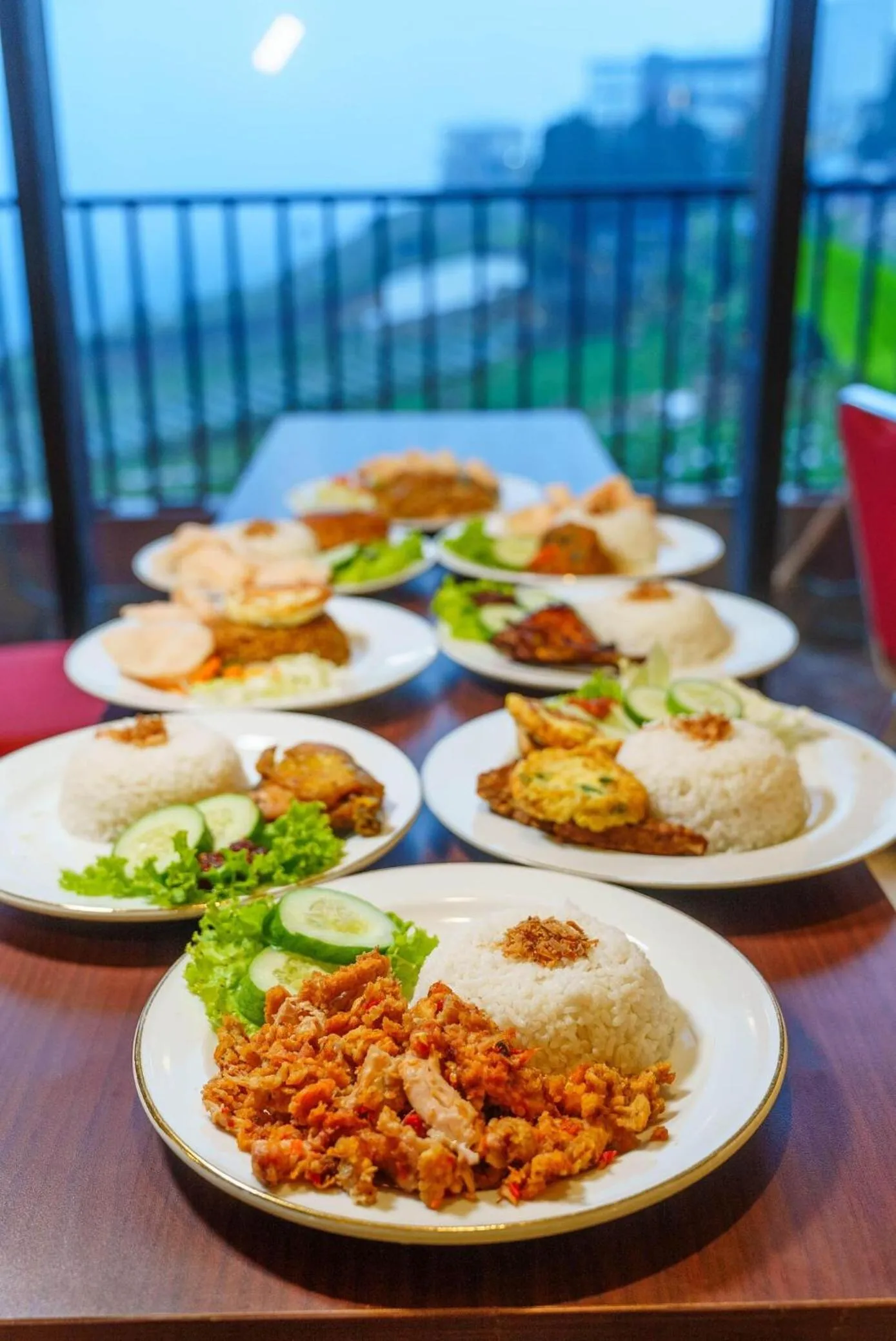 Breakfast in Elge Hotel and Villa Sarangan