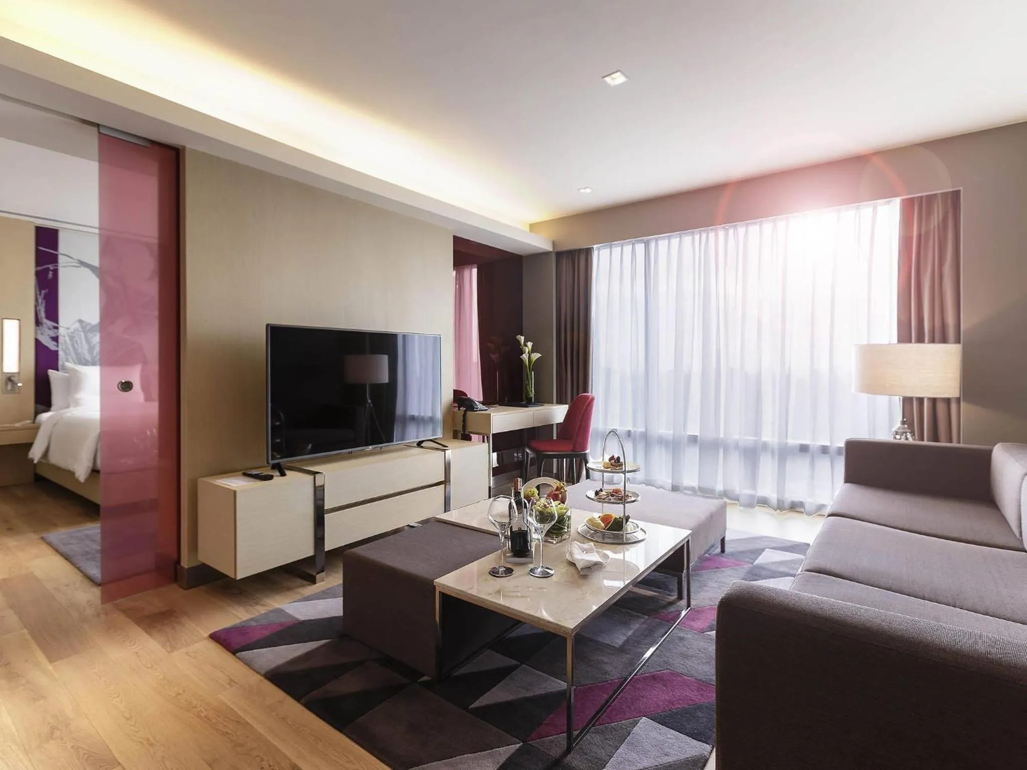 Bedroom in Novotel Manila Araneta City Hotel