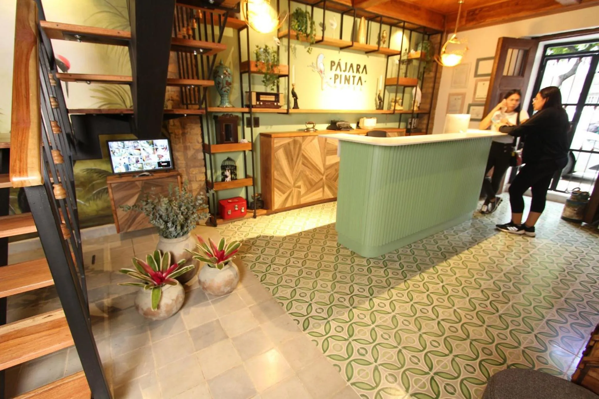 Lobby or reception in Hotel Pajara Pinta