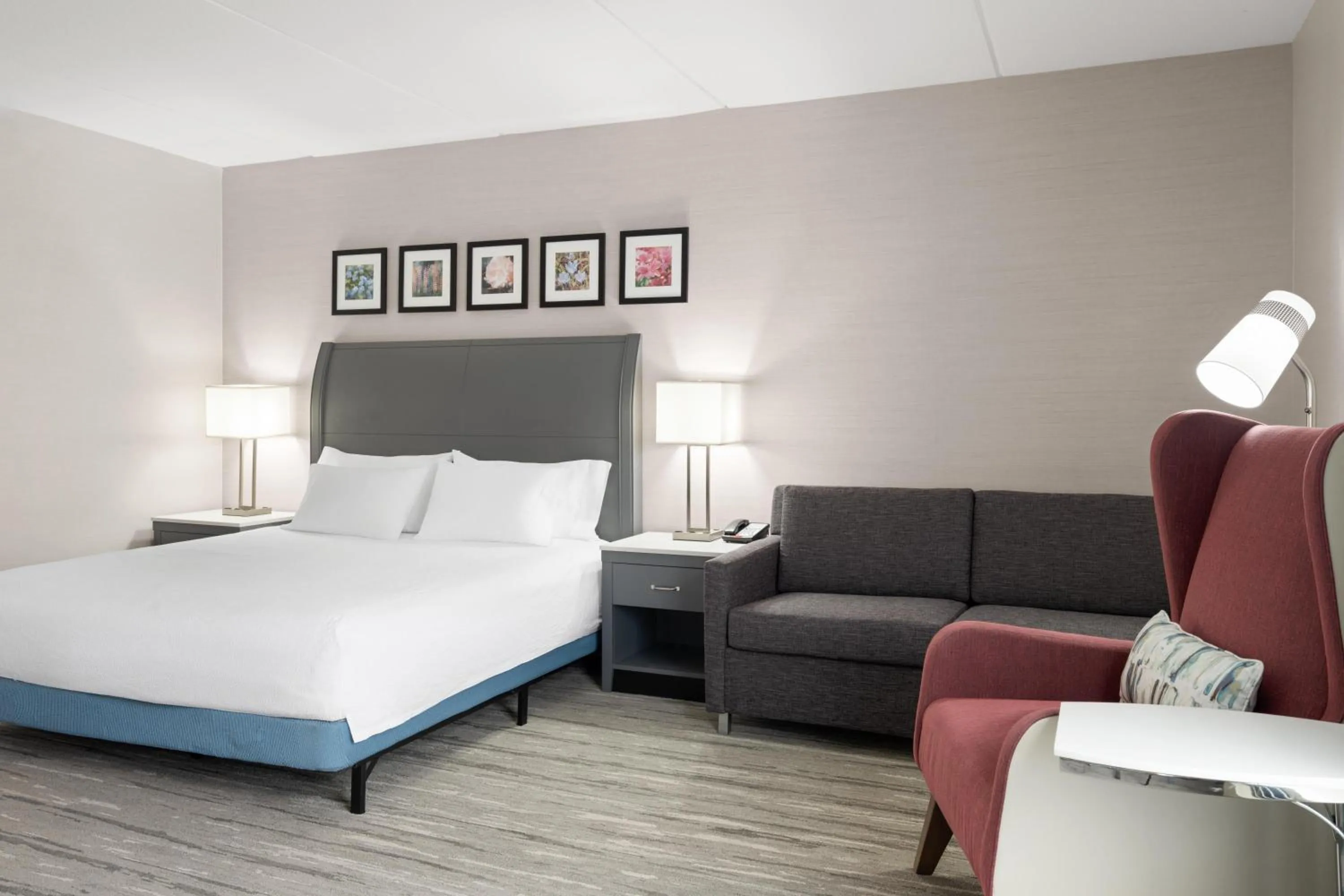 Living room, Bed in Hilton Garden Inn Lenox Pittsfield