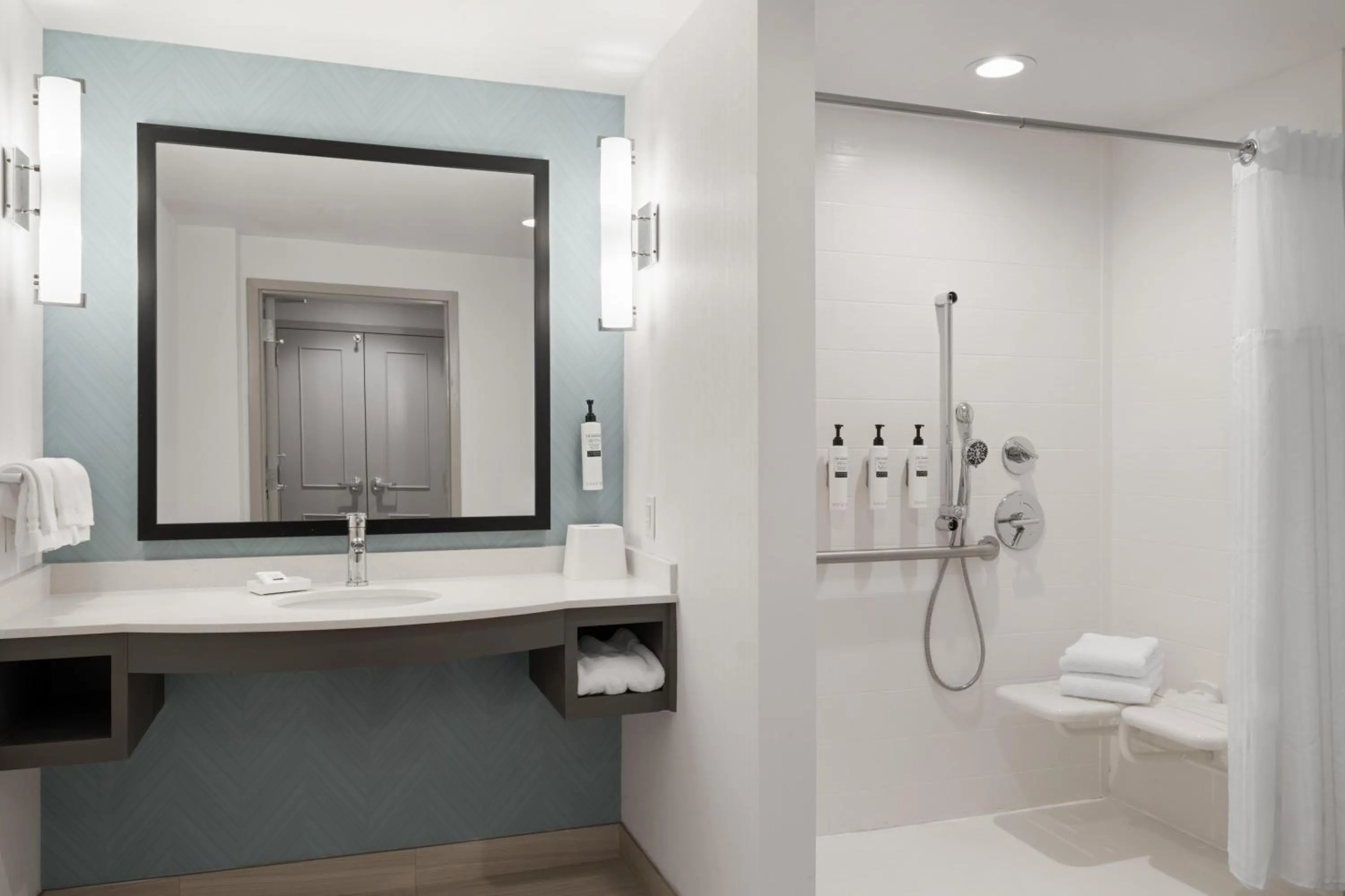 Bathroom in Hilton Garden Inn Lenox Pittsfield