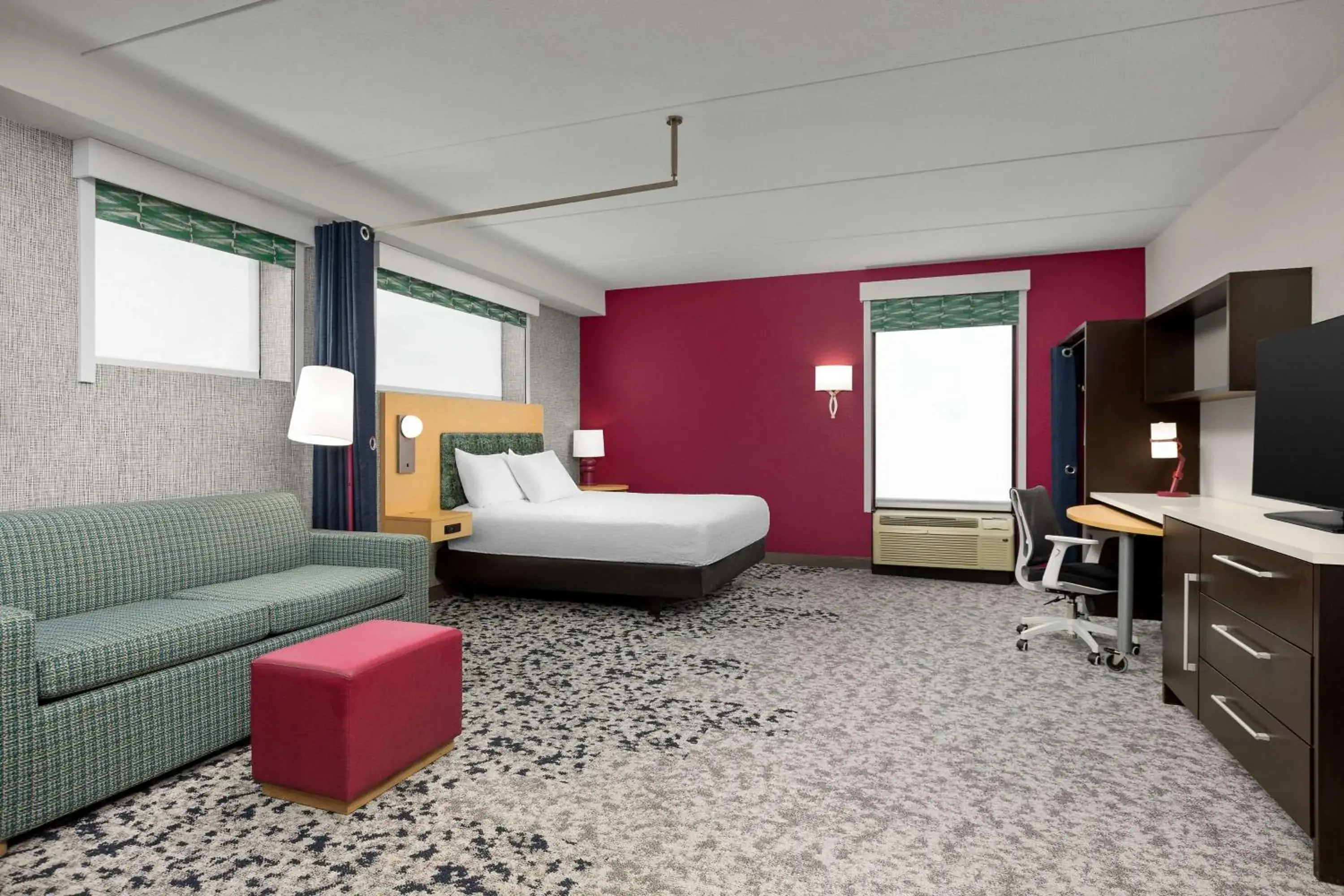 Queen Studio - Mobility and Hearing Access/Non-Smoking in Home2 Suites by Hilton Knoxville West Queen Studio - Mobility and Hearing Access/Non-Smoking in Home2 Suites by Hilton Knoxville West