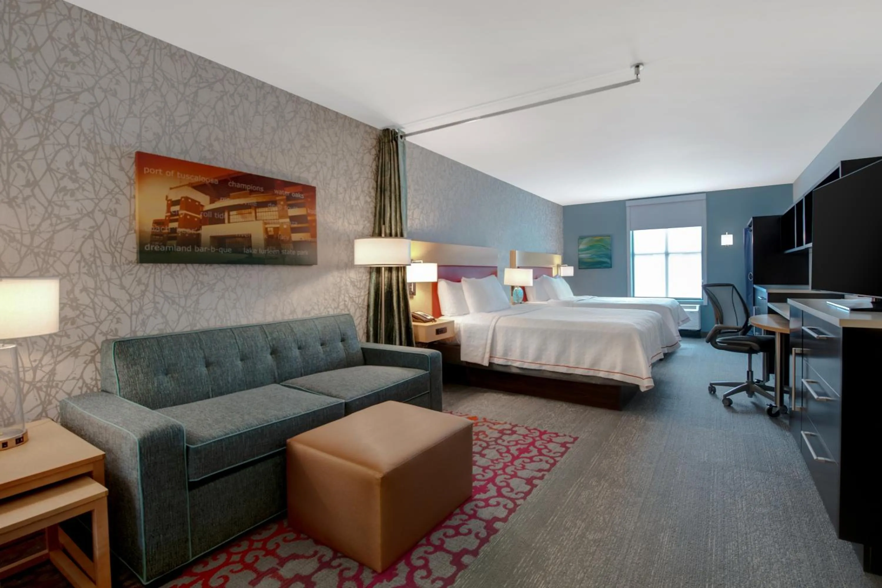 Bedroom, Bed in Home2 Suites by Hilton Tuscaloosa Downtown University Boulevard