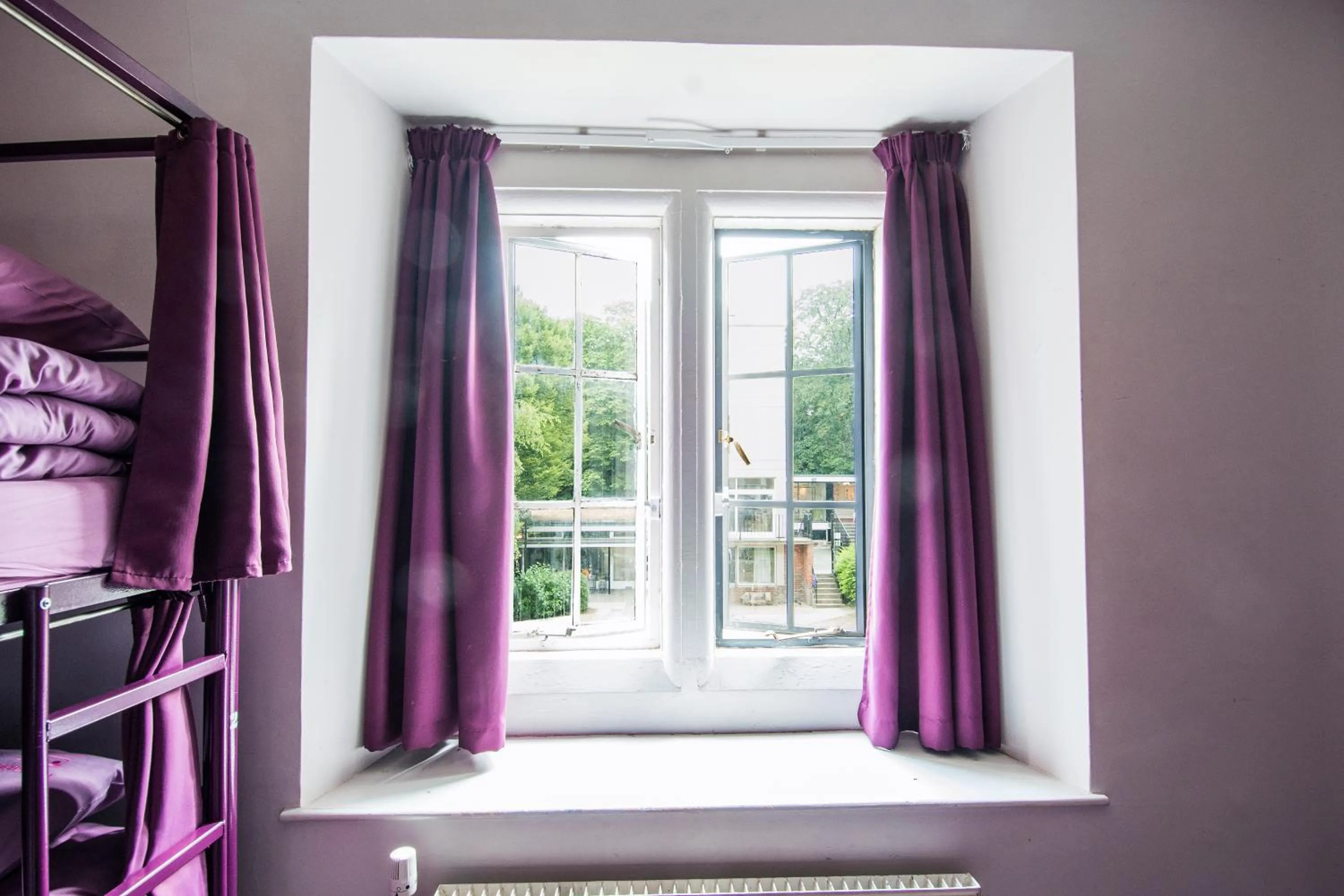 Garden view in Safestay London Kensington Holland Park