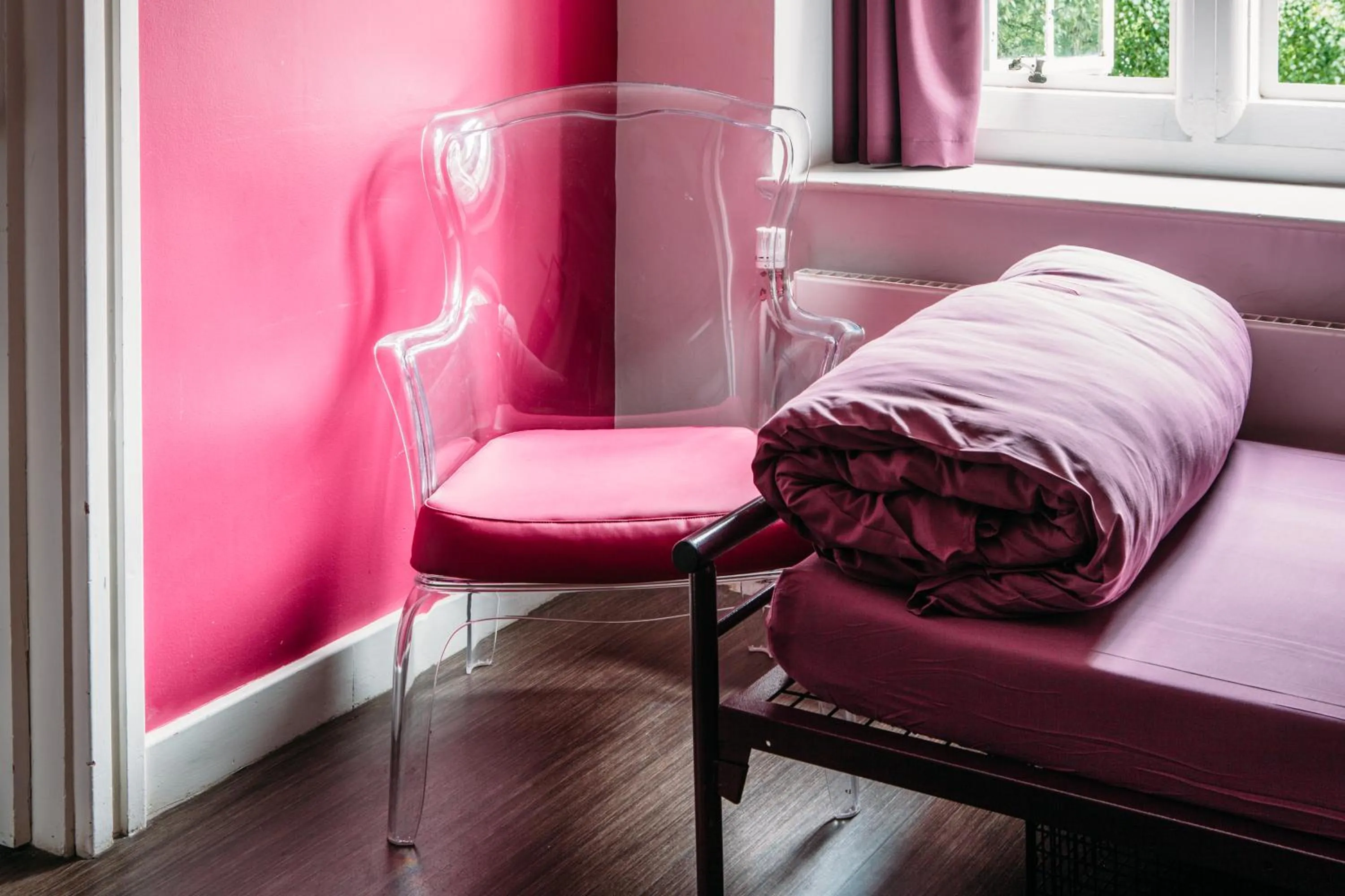 Bedroom, Bed in Safestay London Kensington Holland Park