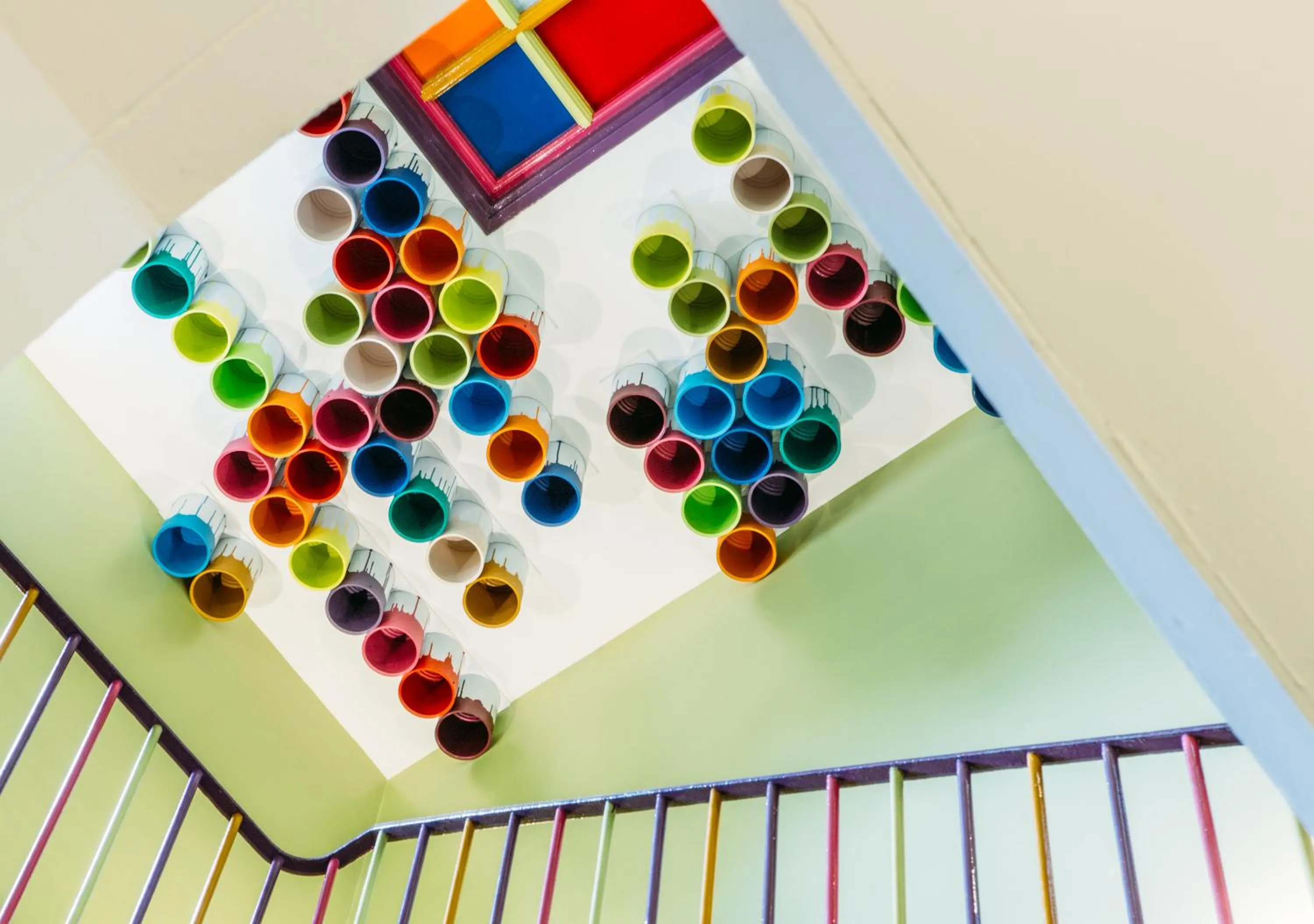 Decorative detail in Safestay London Kensington Holland Park