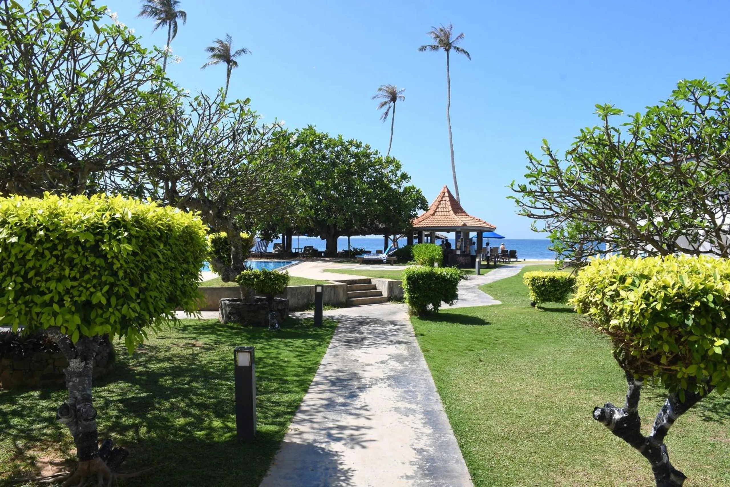 Garden in Hotel Lanka Super Corals