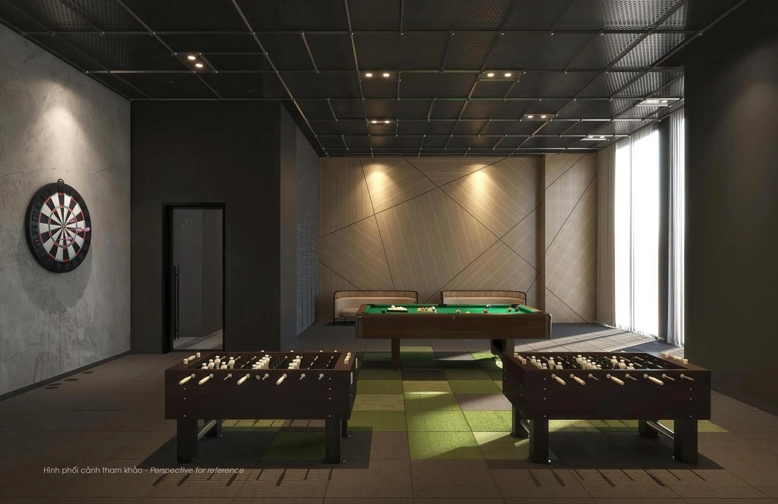 Game Room in The Antonia Apartments - Korea Town D7