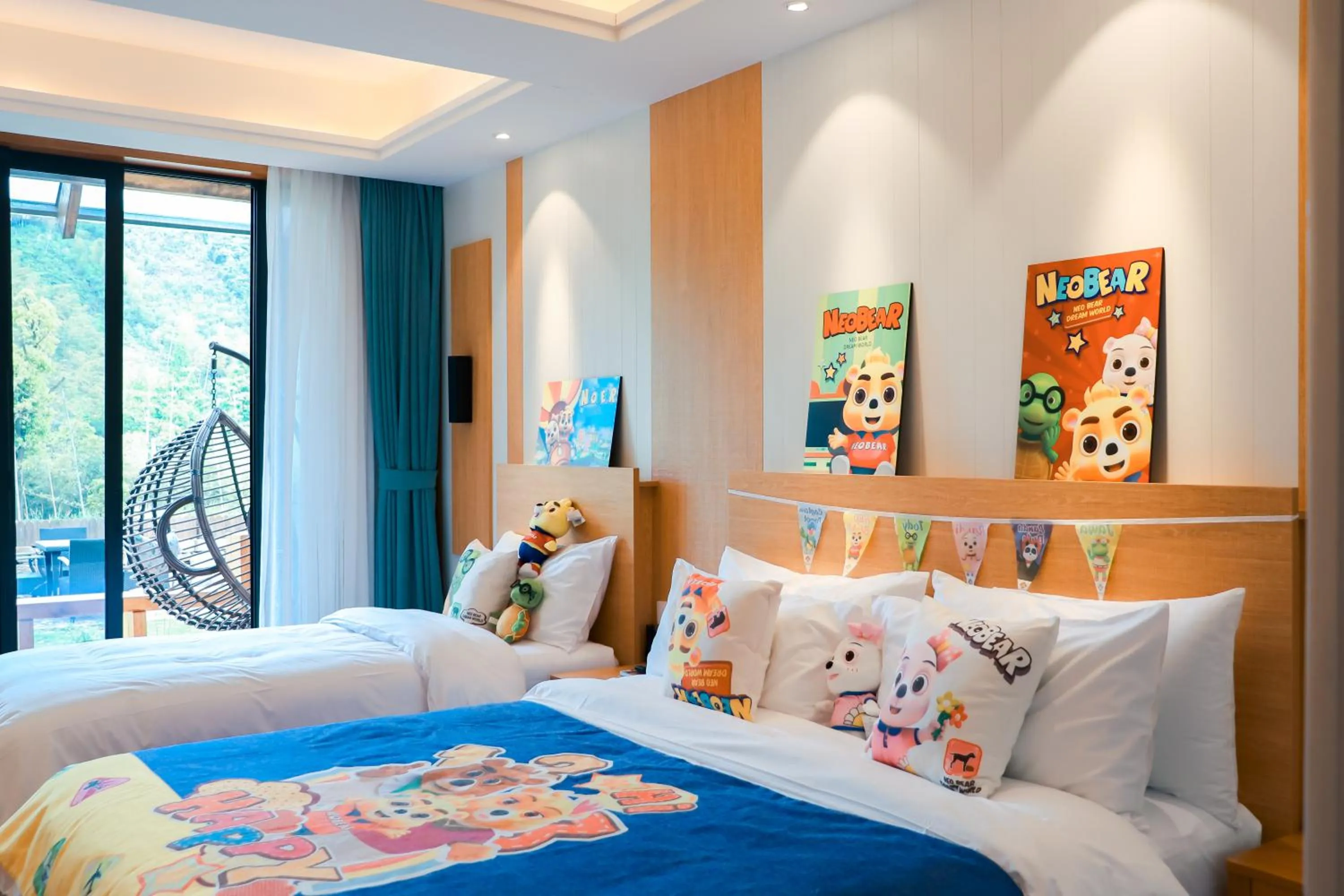 Bed in Nian hotel & resorts