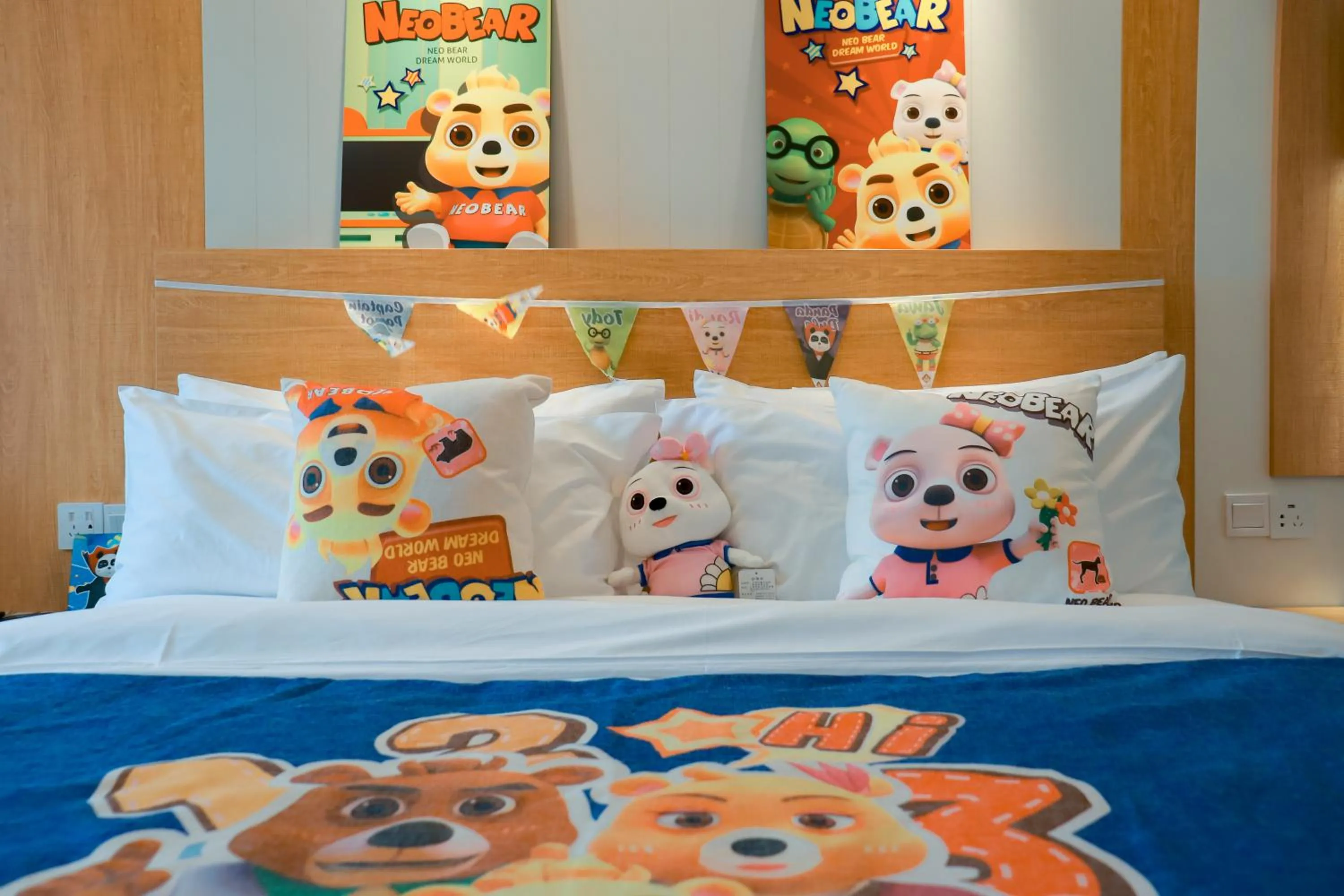 Bed in Nian hotel & resorts