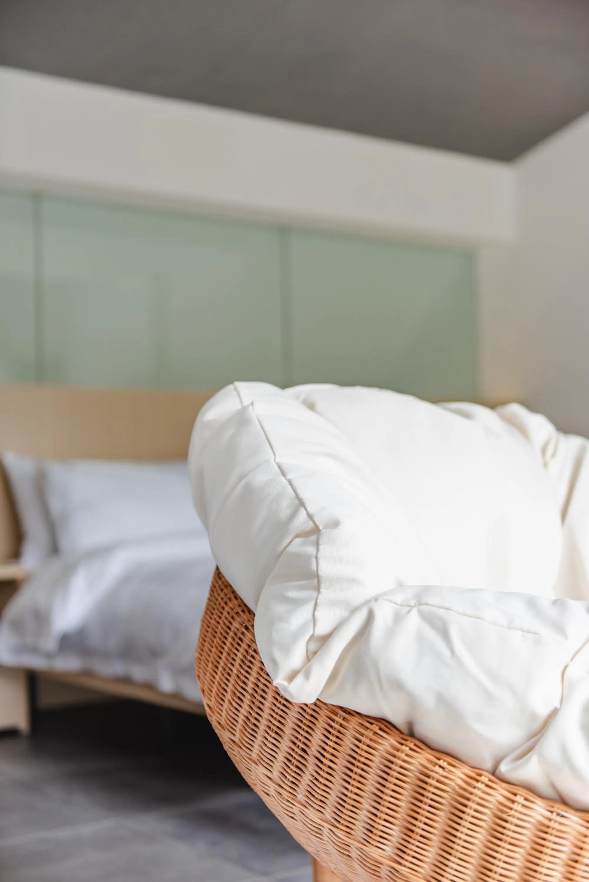 Bed in Nian hotel & resorts