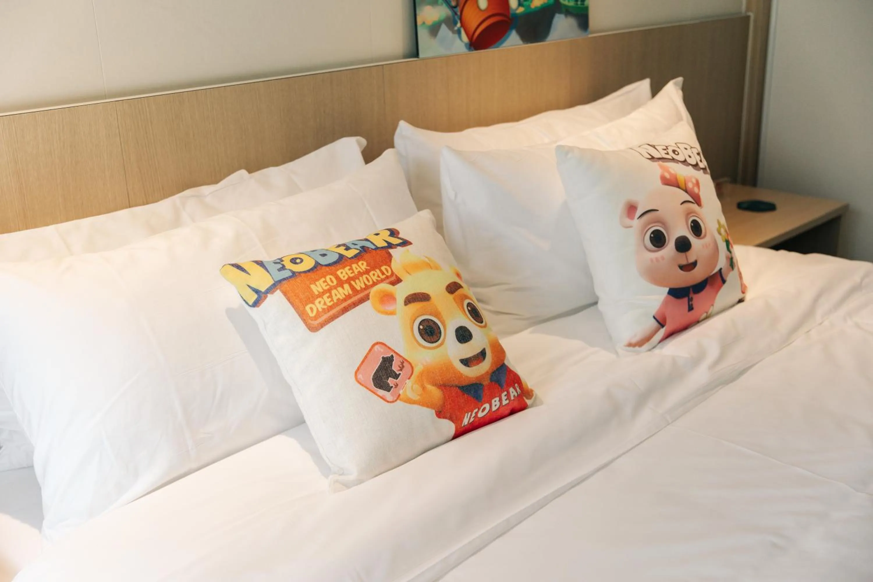 Bed in Nian hotel & resorts