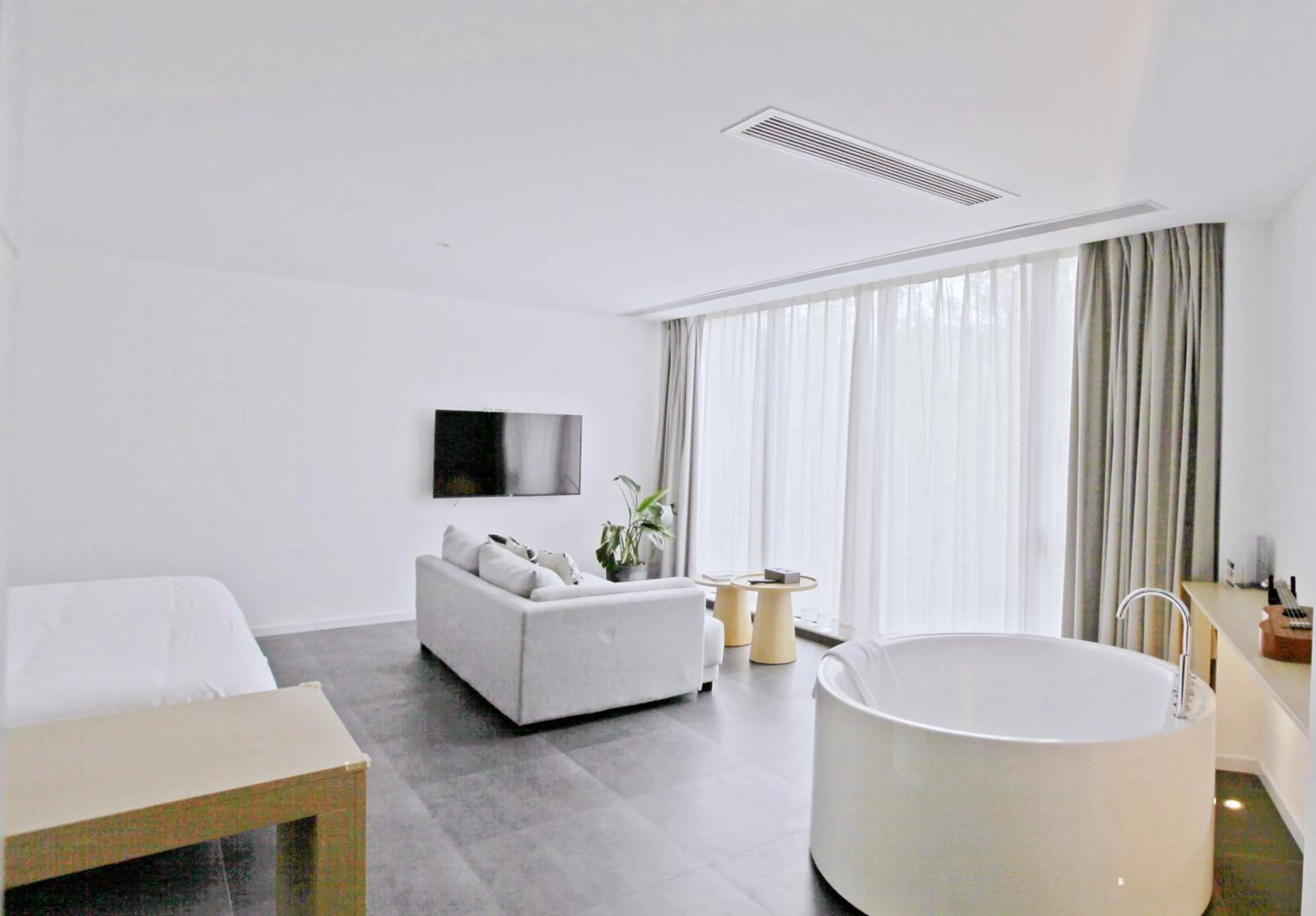 Bed in Nian hotel & resorts