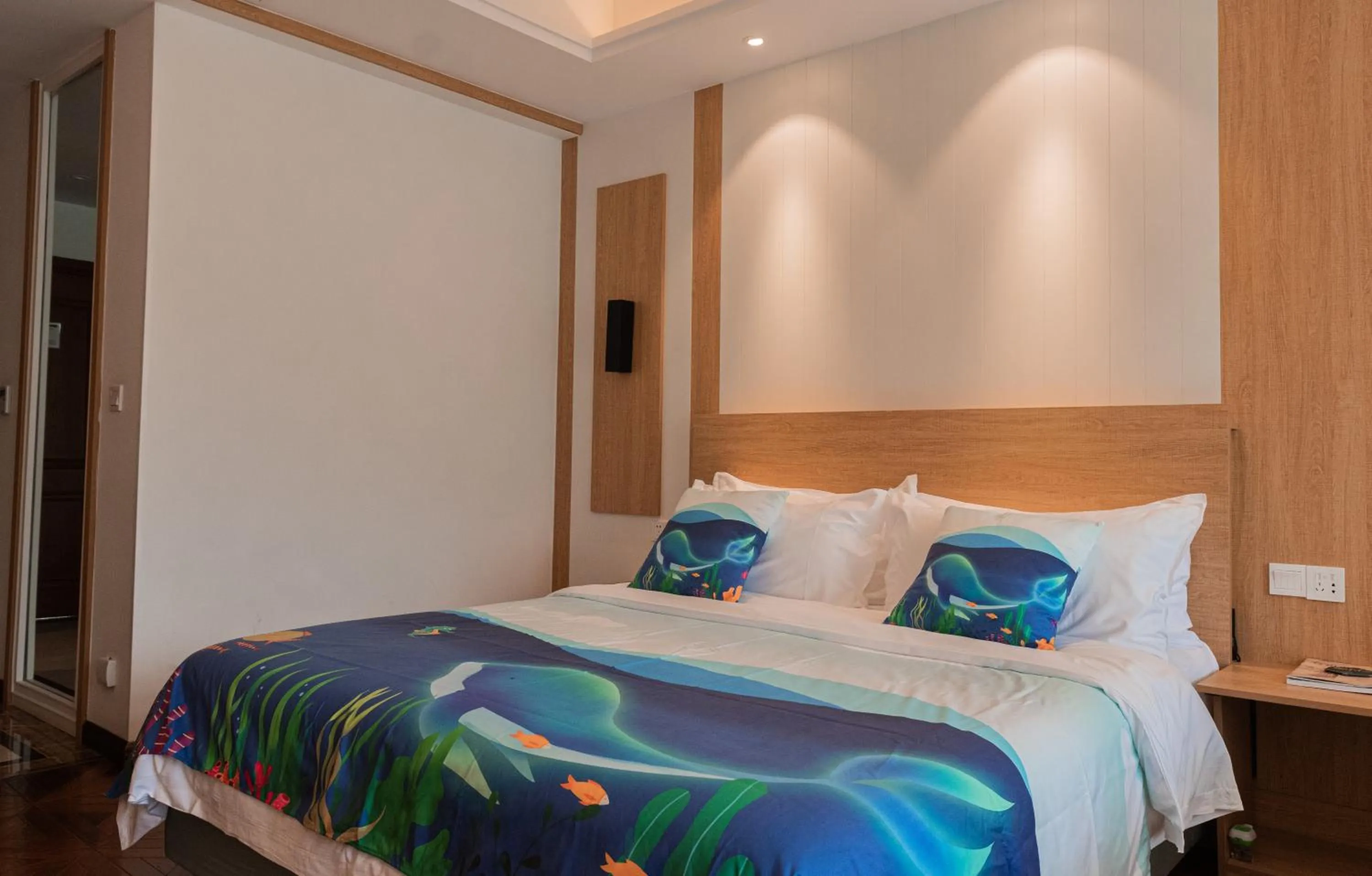 Bed in Nian hotel & resorts