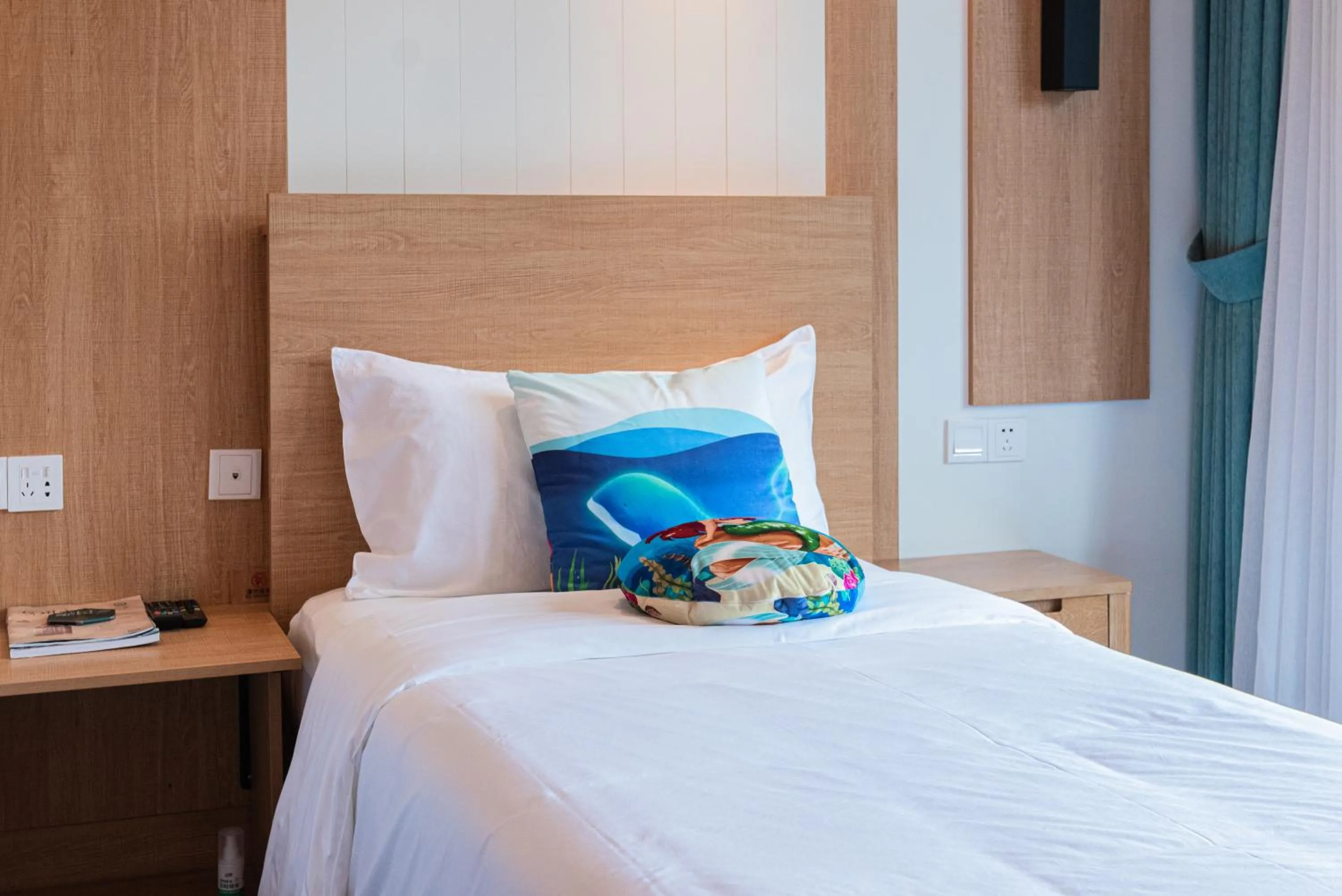 Bed in Nian hotel & resorts