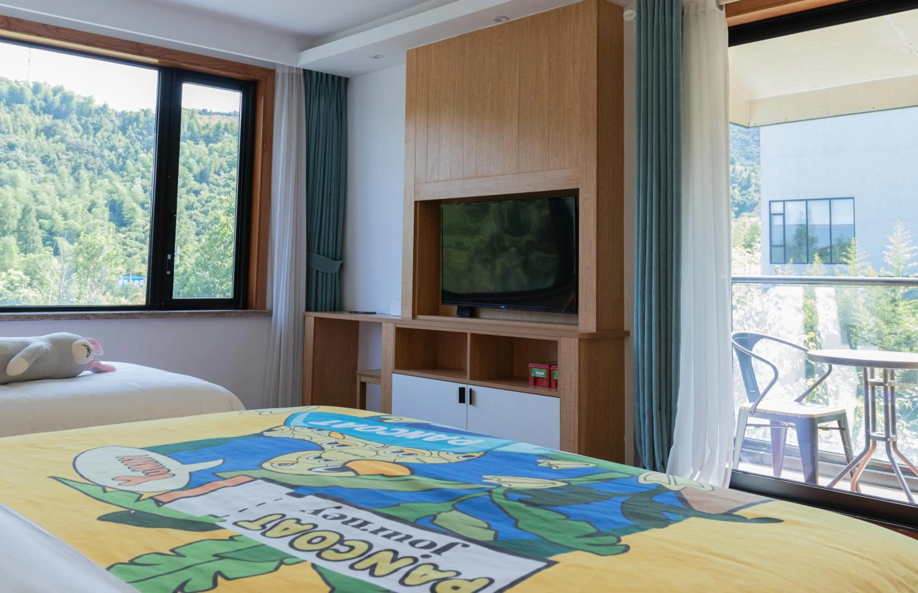 Bed in Nian hotel & resorts