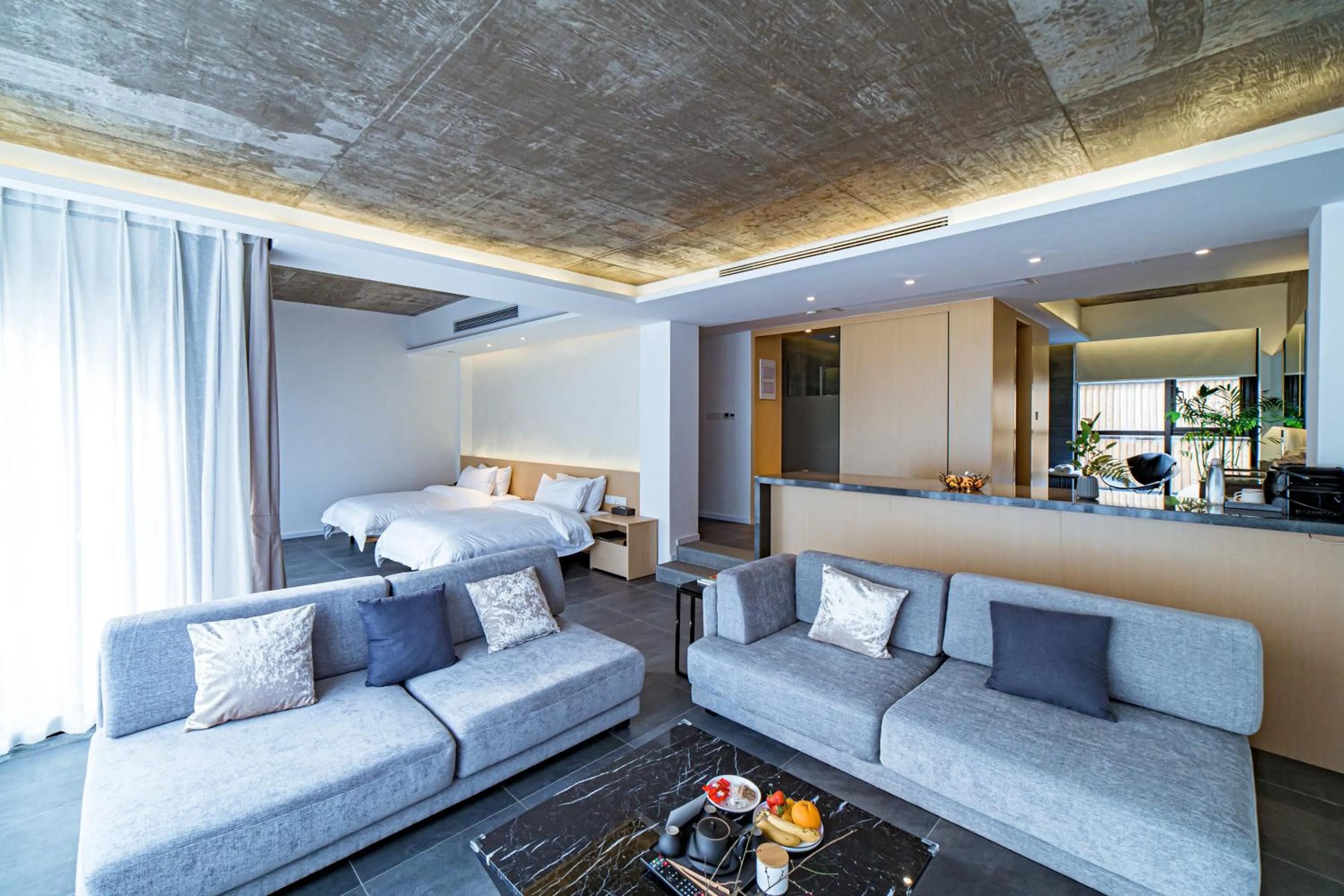 Living room in Nian hotel & resorts