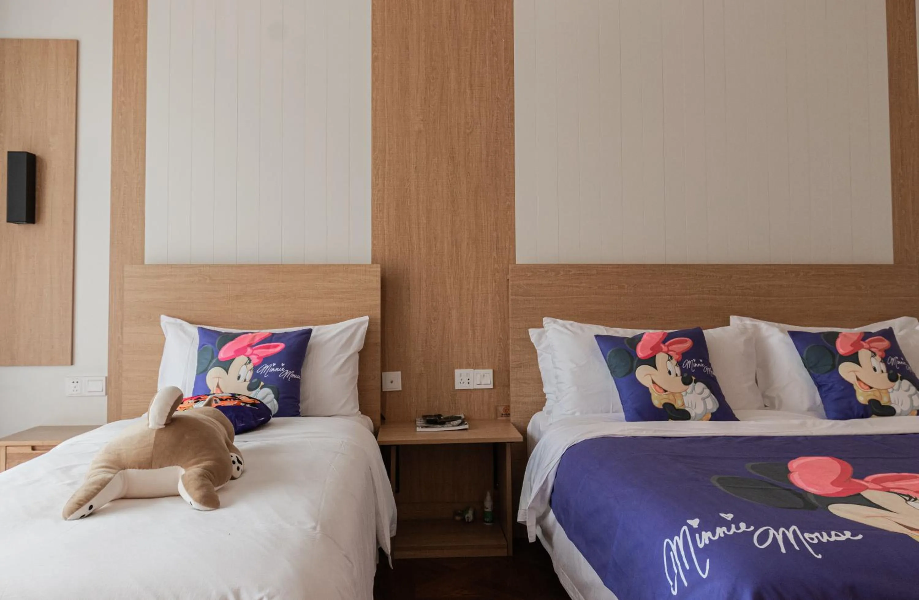 Bed in Nian hotel & resorts