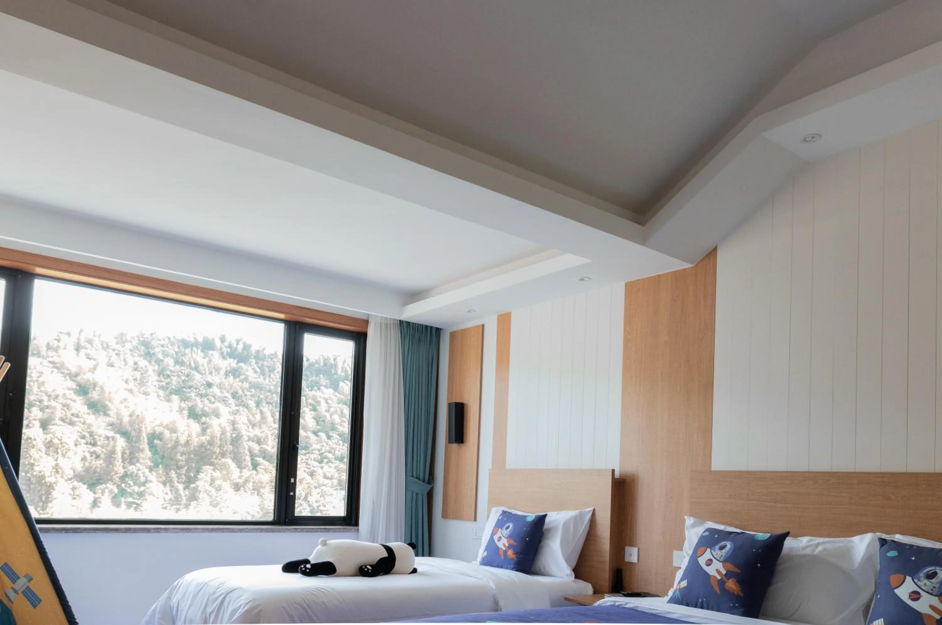 Bed in Nian hotel & resorts