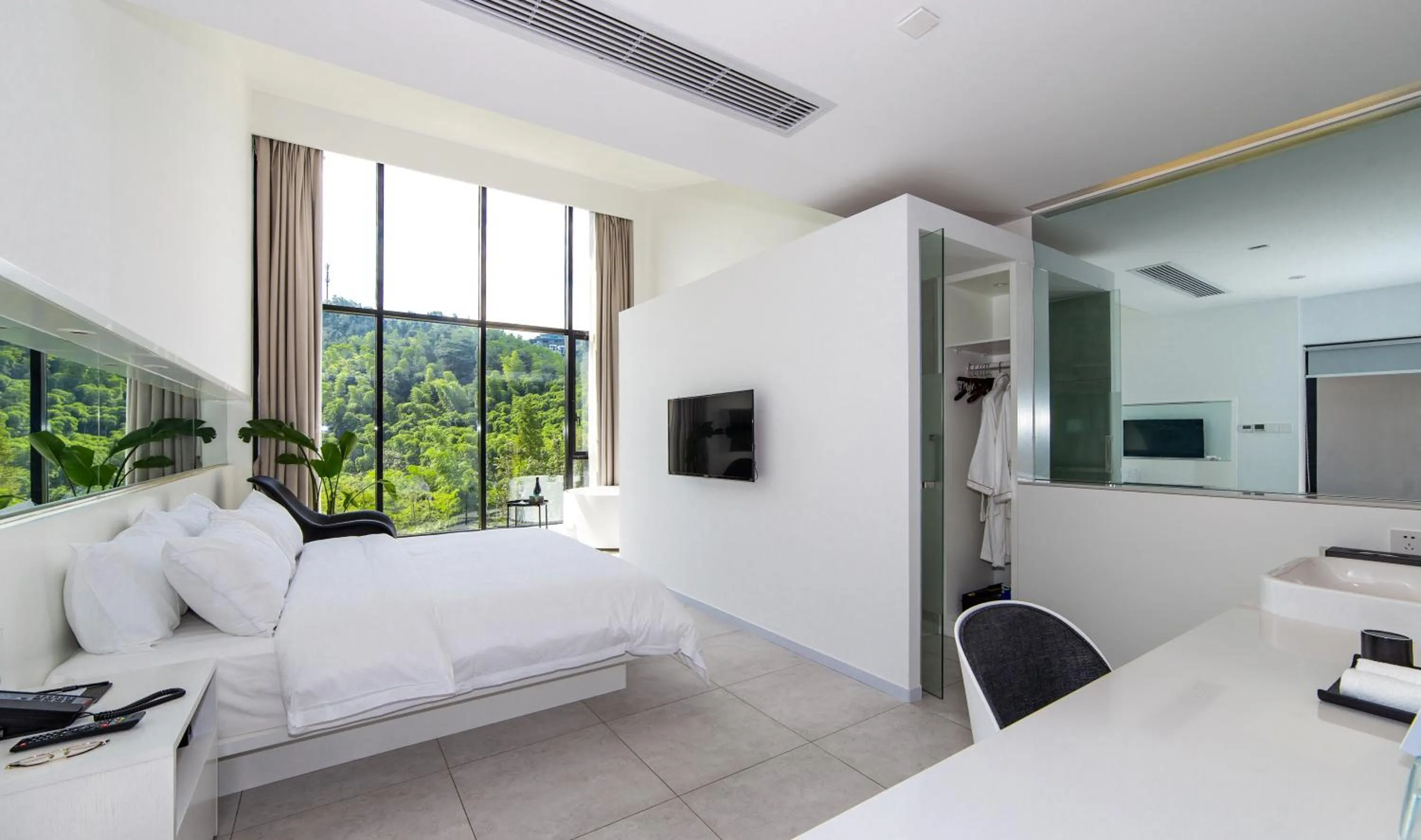 Bed in Nian hotel & resorts