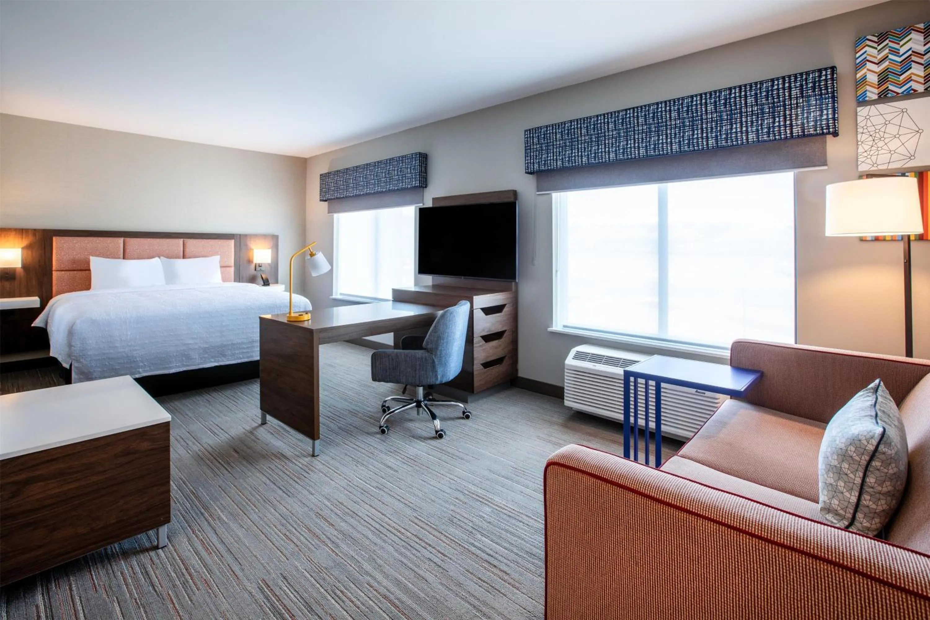 Bed in Hampton Inn & Suites La Grande, Or