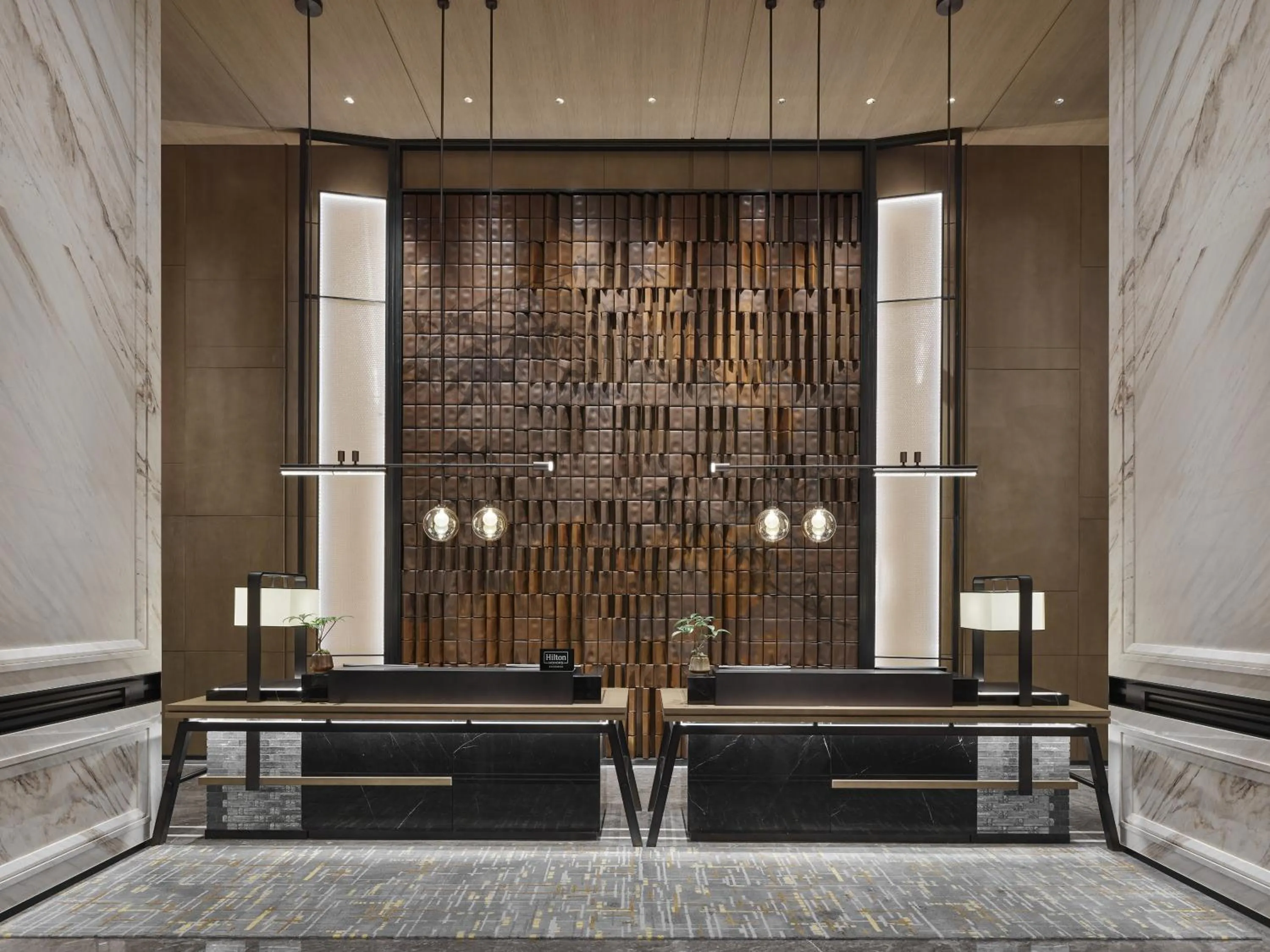 Lobby or reception in Hilton Yuyao