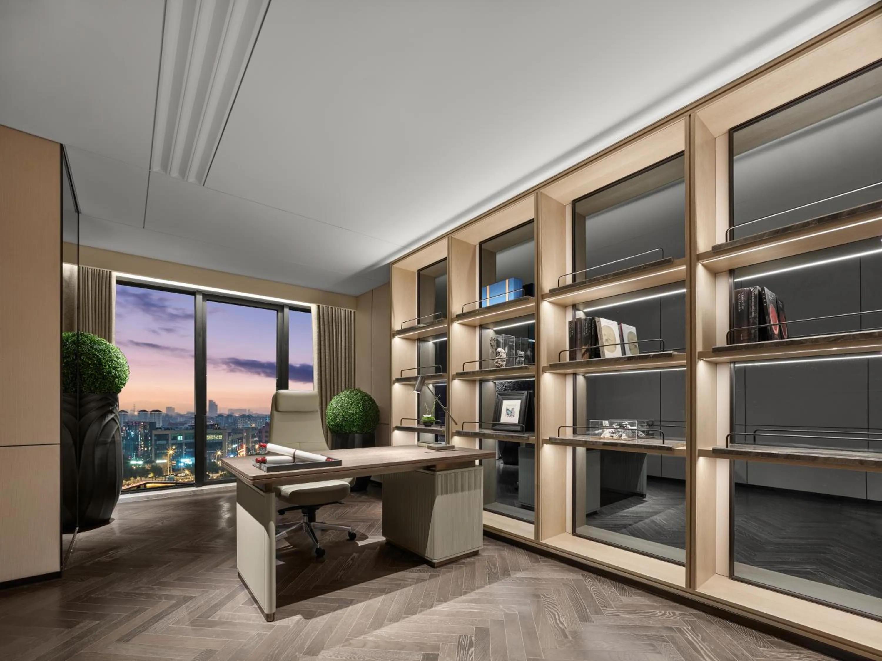 Seating area in Hilton Yuyao