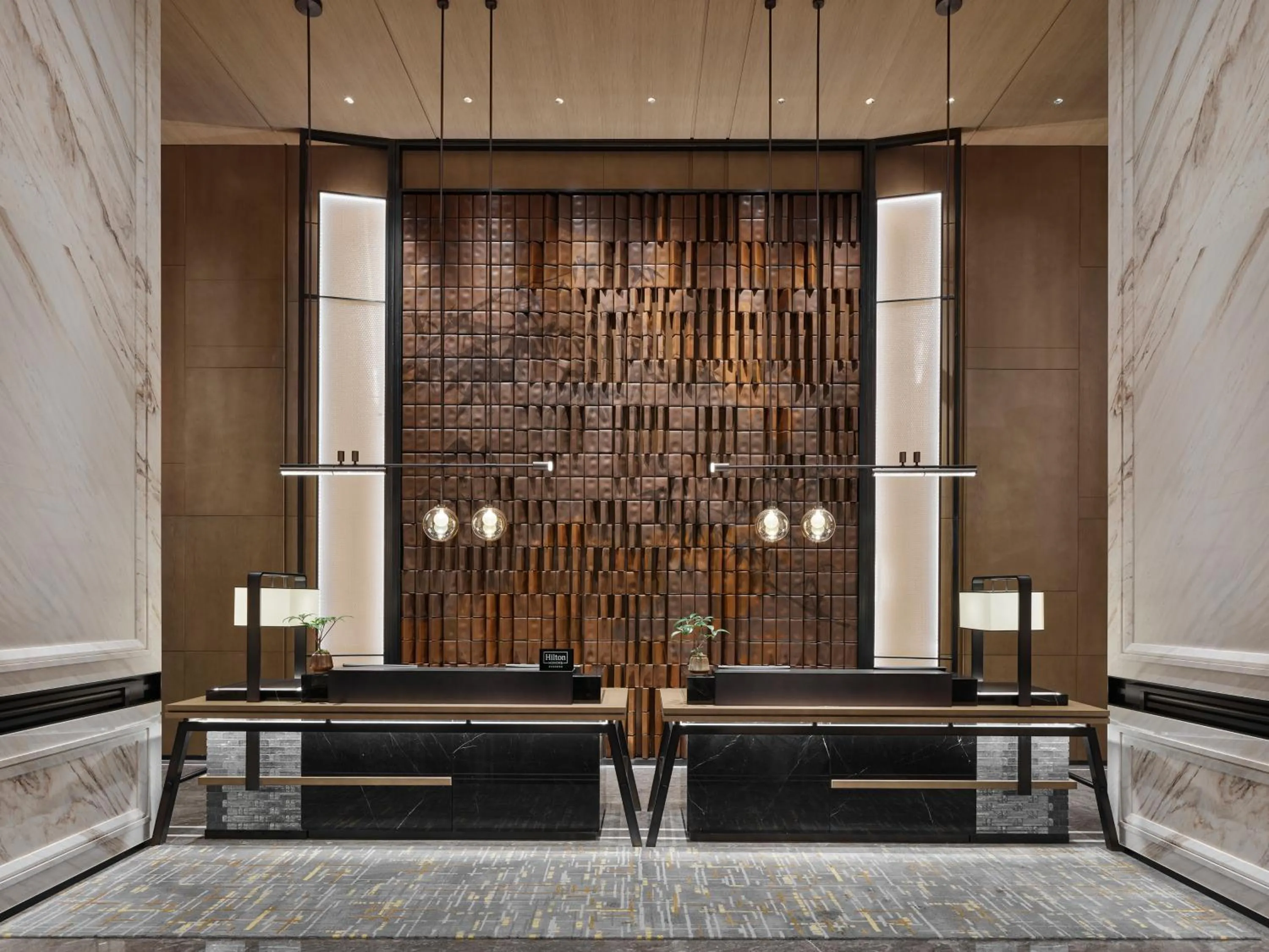 Lobby or reception in Hilton Yuyao