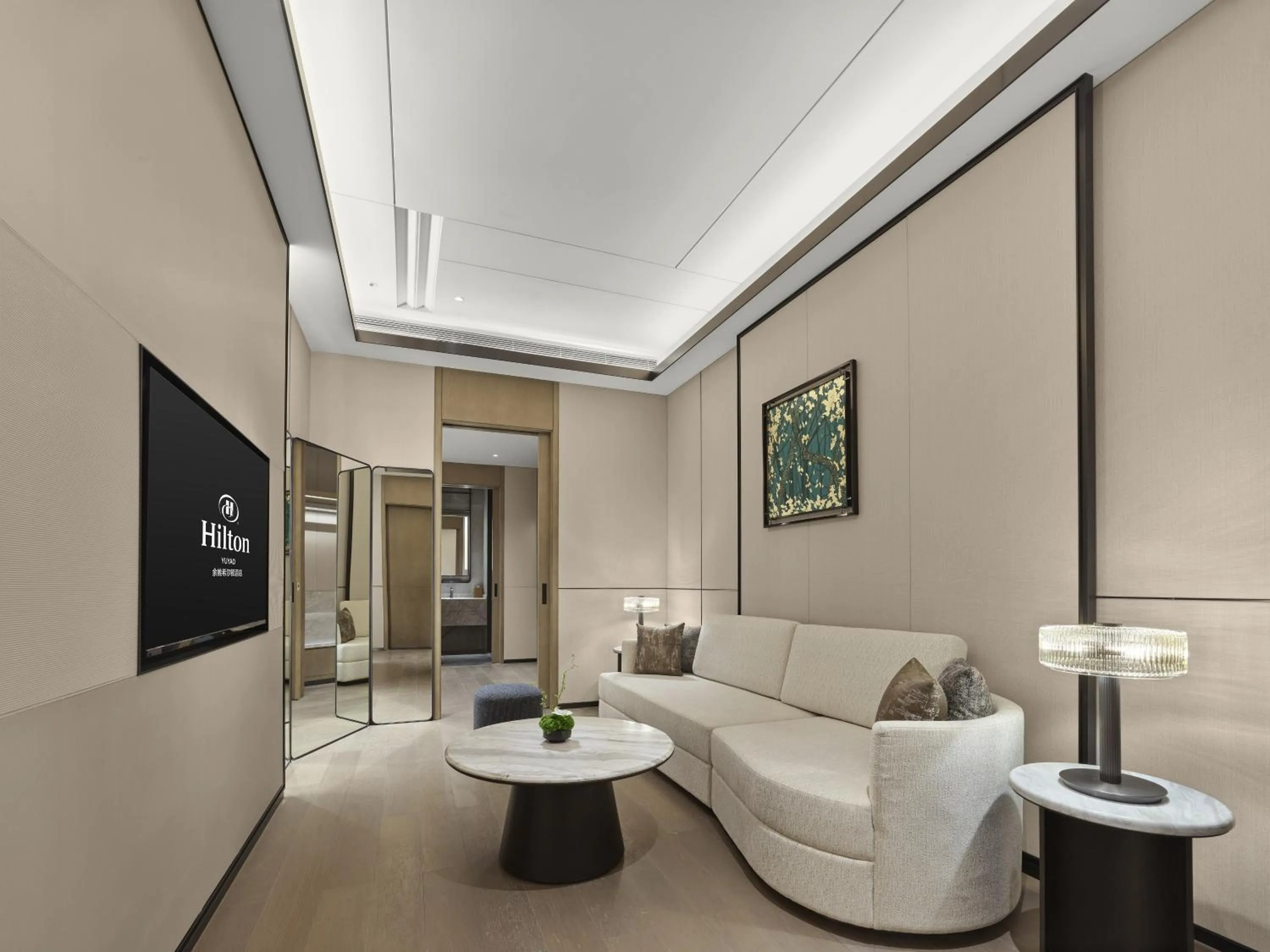 Living room in Hilton Yuyao