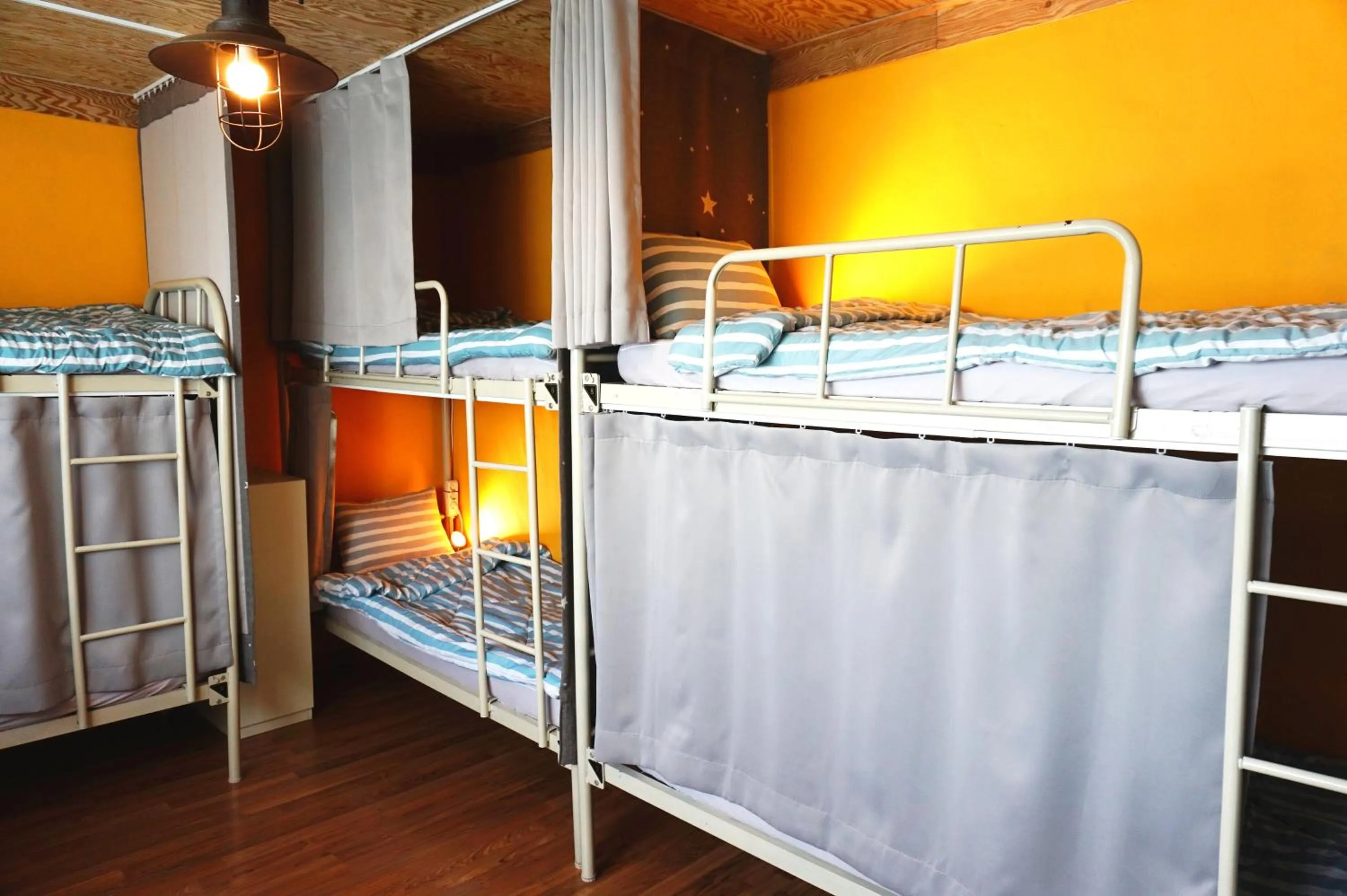 Bedroom, Bed in The One Hostel Hongdae in Seoul - Foreigner Only