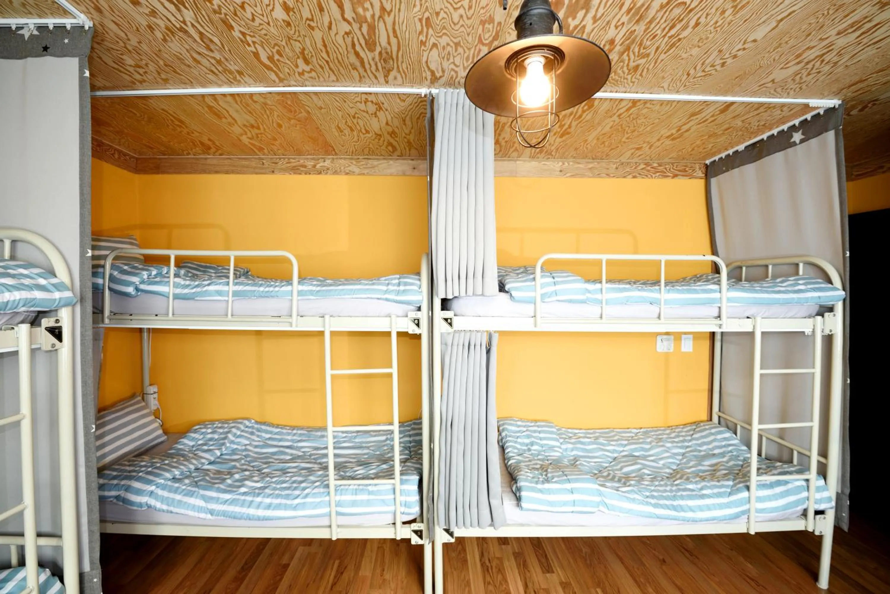 Bedroom, Bed in The One Hostel Hongdae in Seoul - Foreigner Only