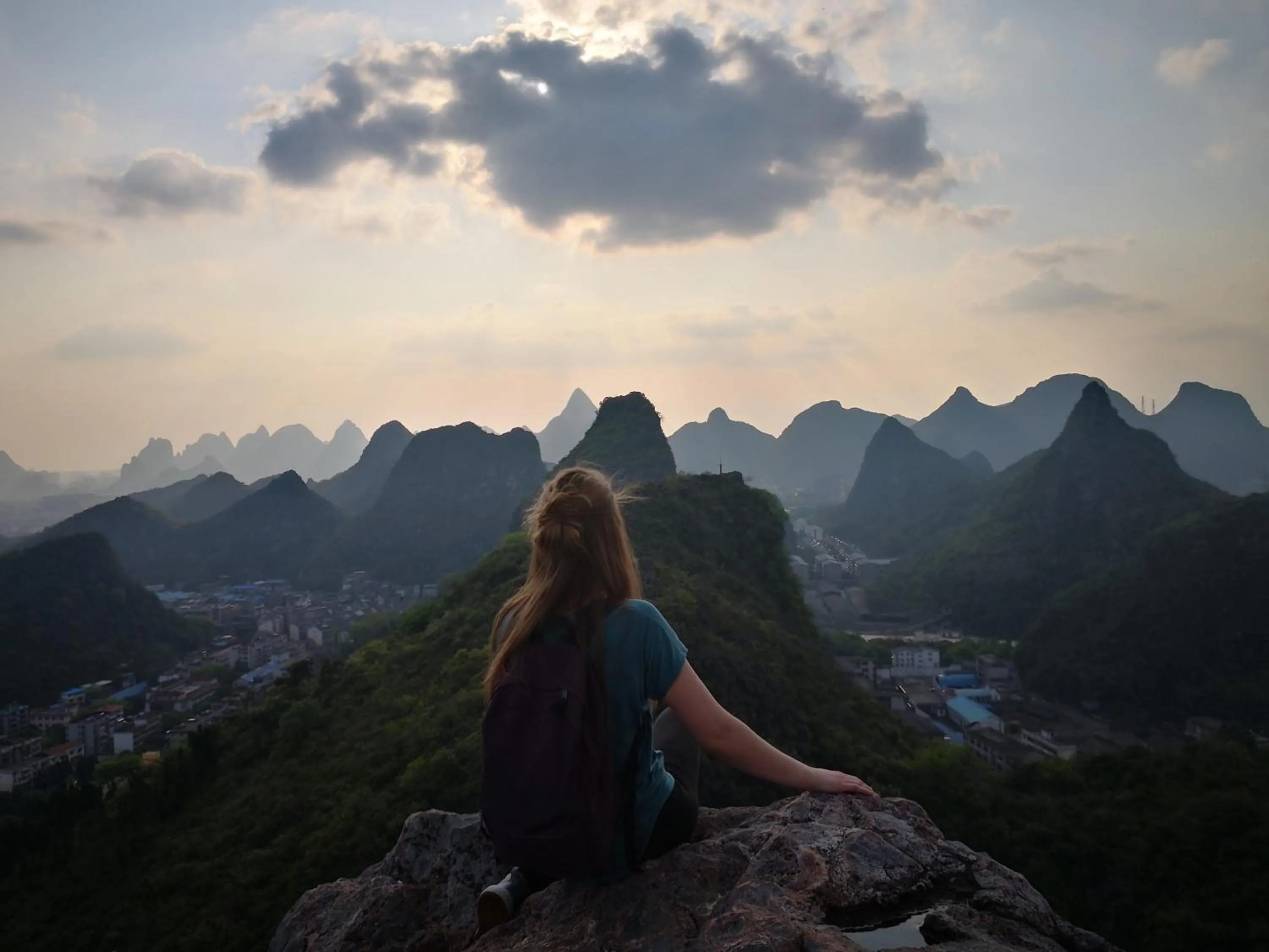 People in Guilin Cyan Box Guest House