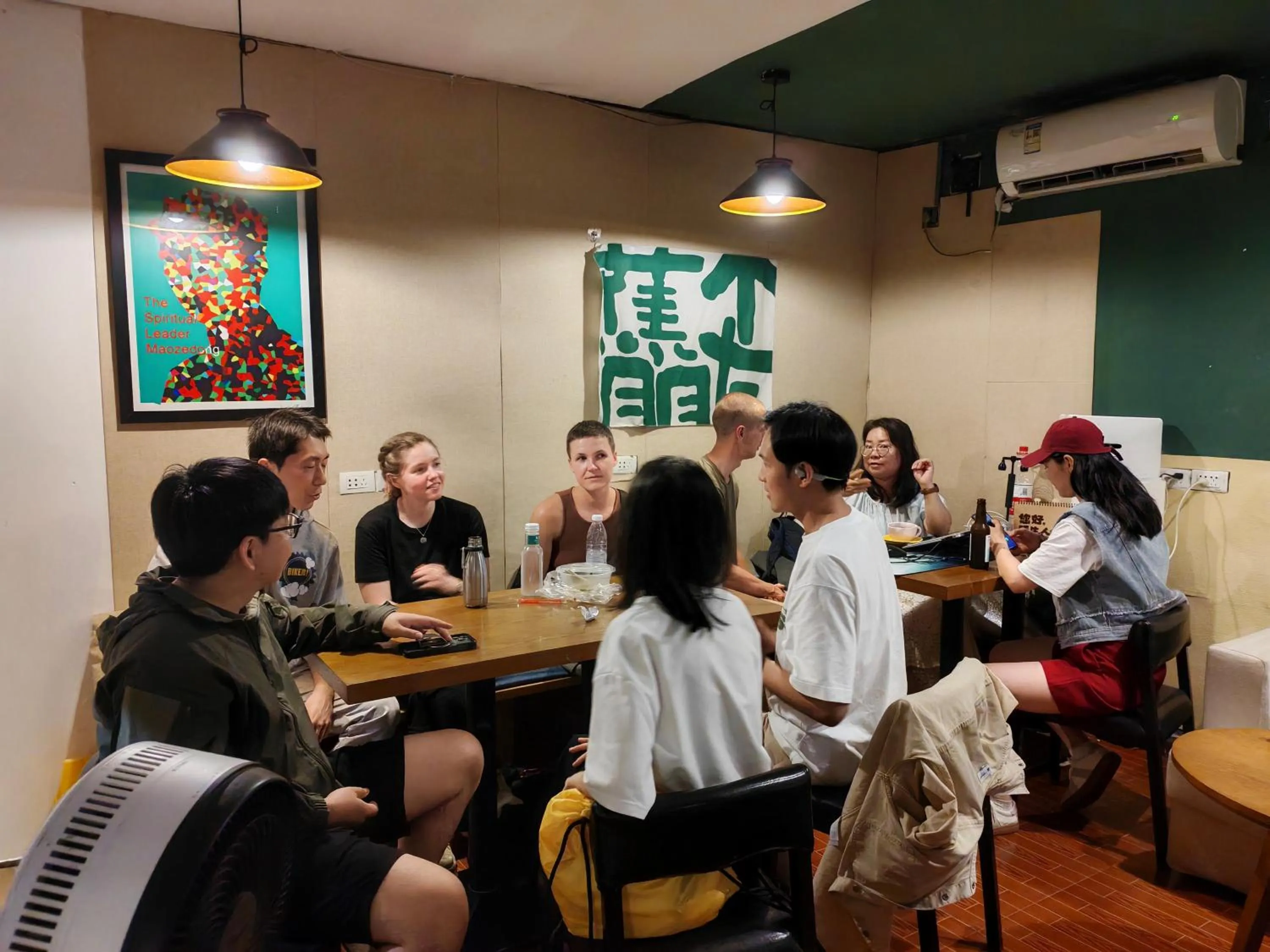 People in Guilin Cyan Box Guest House