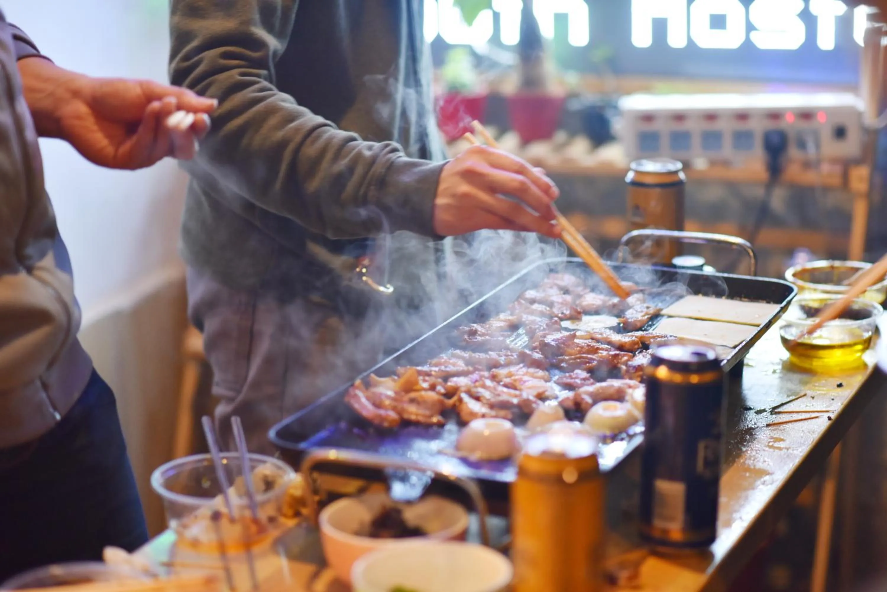 BBQ facilities in Guilin Cyan Box Guest House