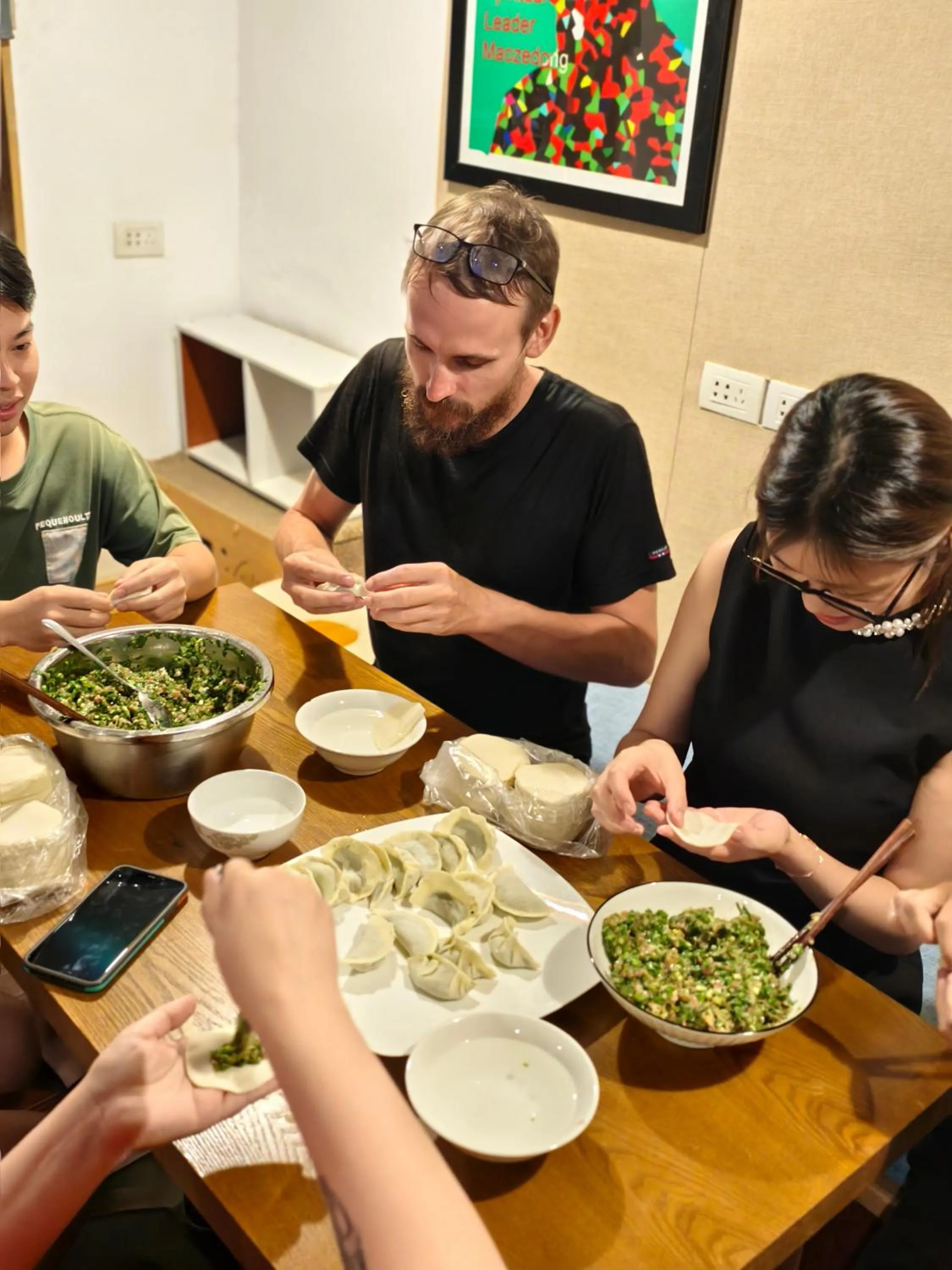 People in Guilin Cyan Box Guest House