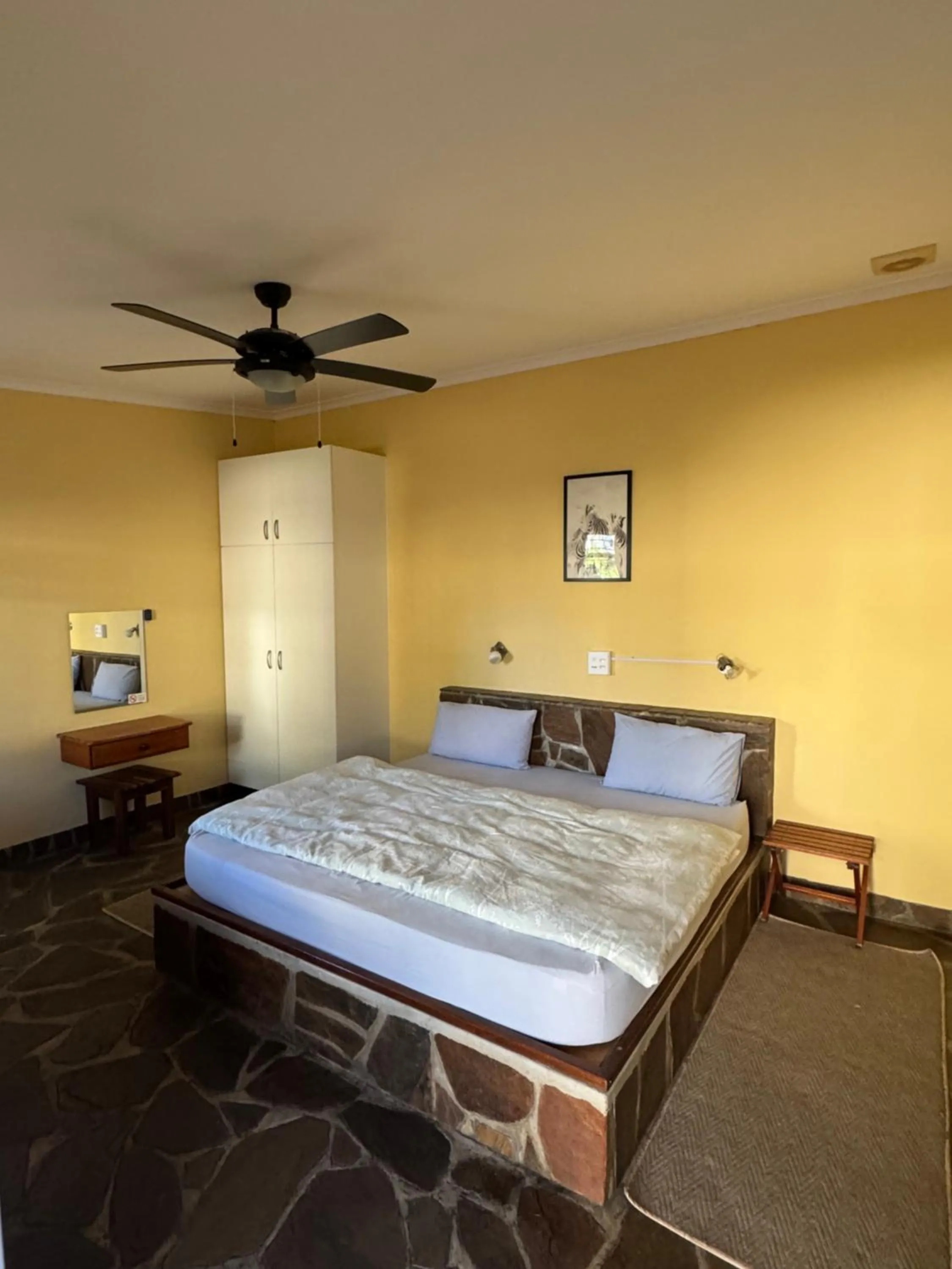 Bed in Ramblers Self Catering Accommodation