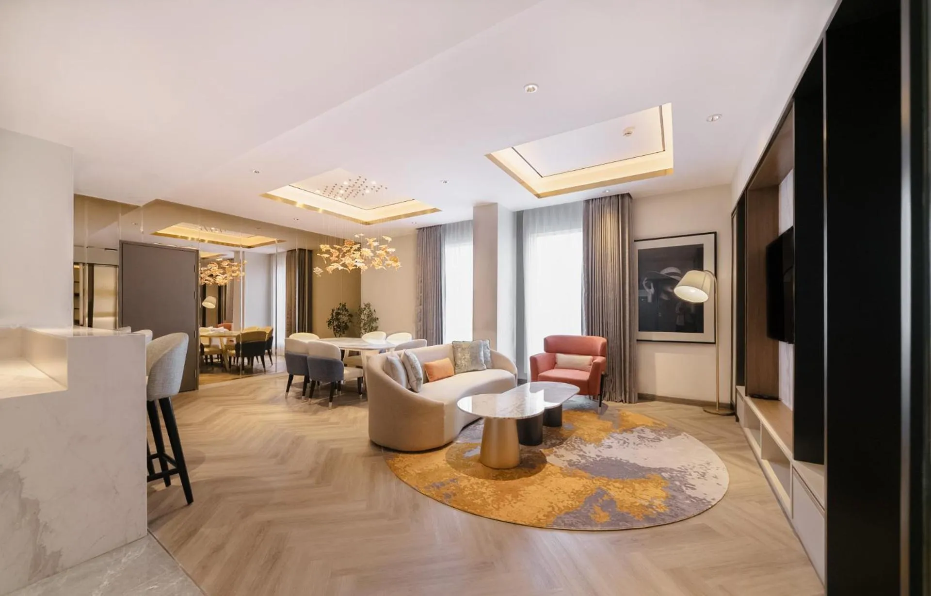 Living room in HARRIS Hotel & Conventions Gubeng