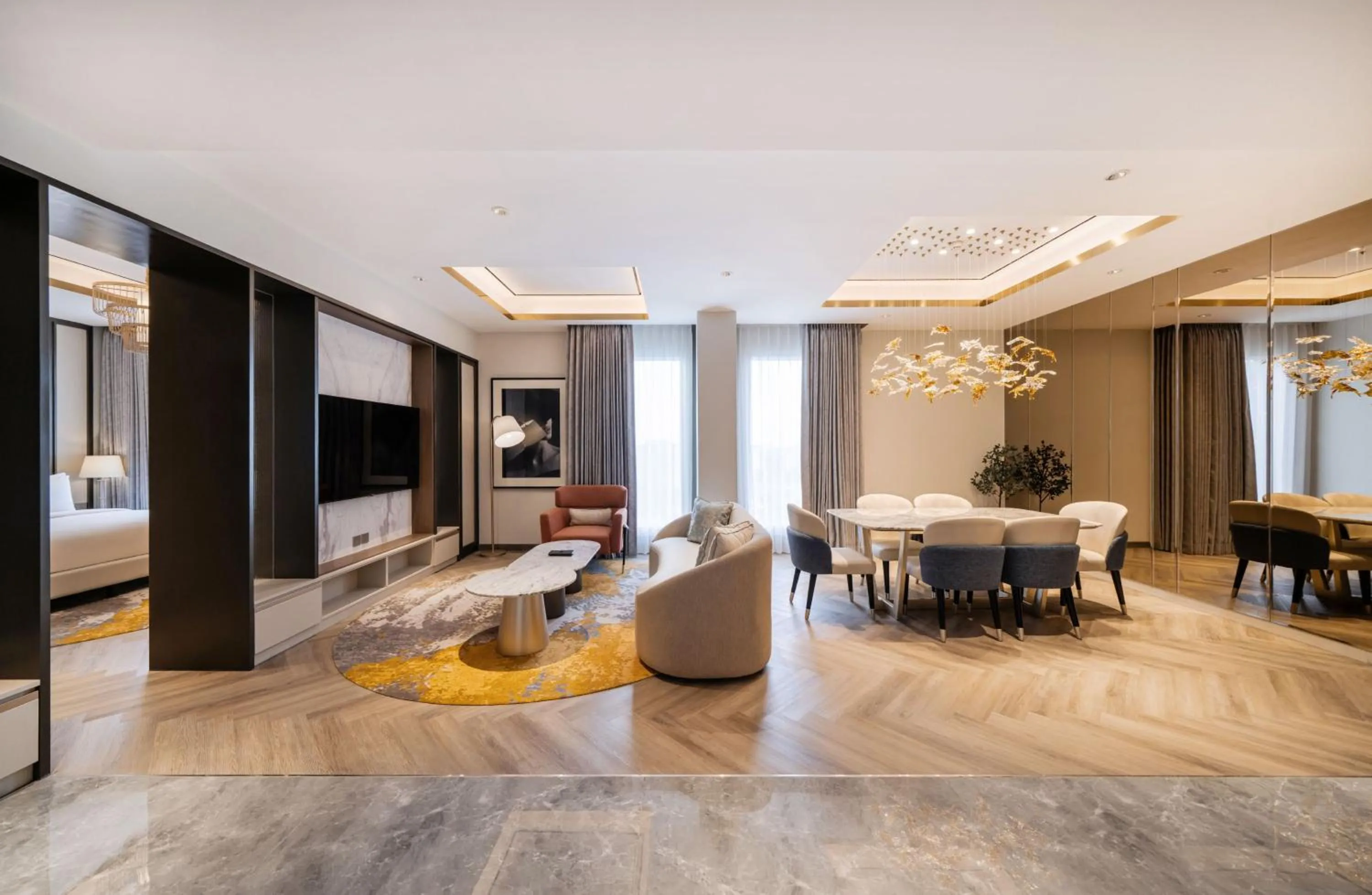 Living room in HARRIS Hotel & Conventions Gubeng