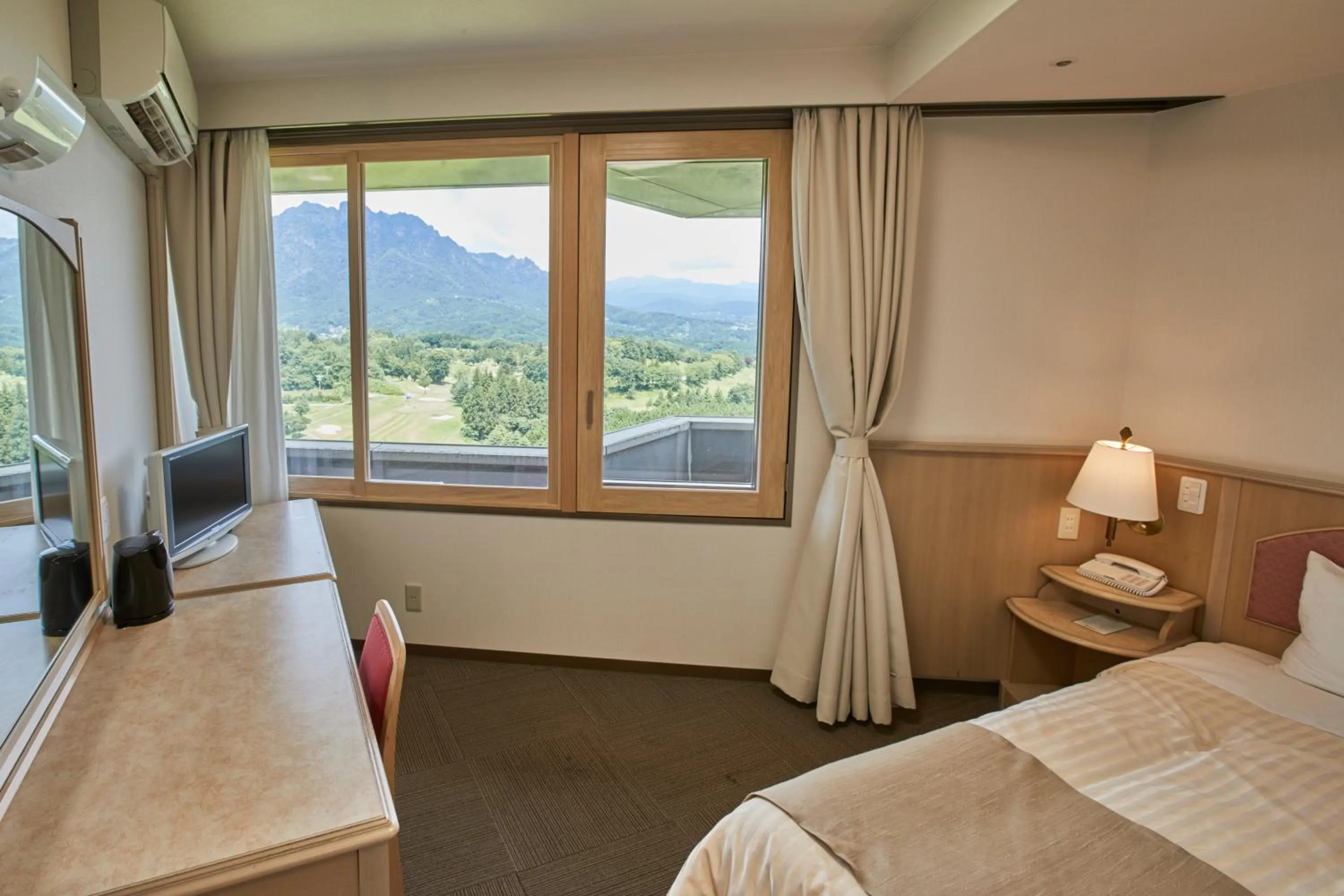 Photo of the whole room, Bed in Myogi Green Hotel