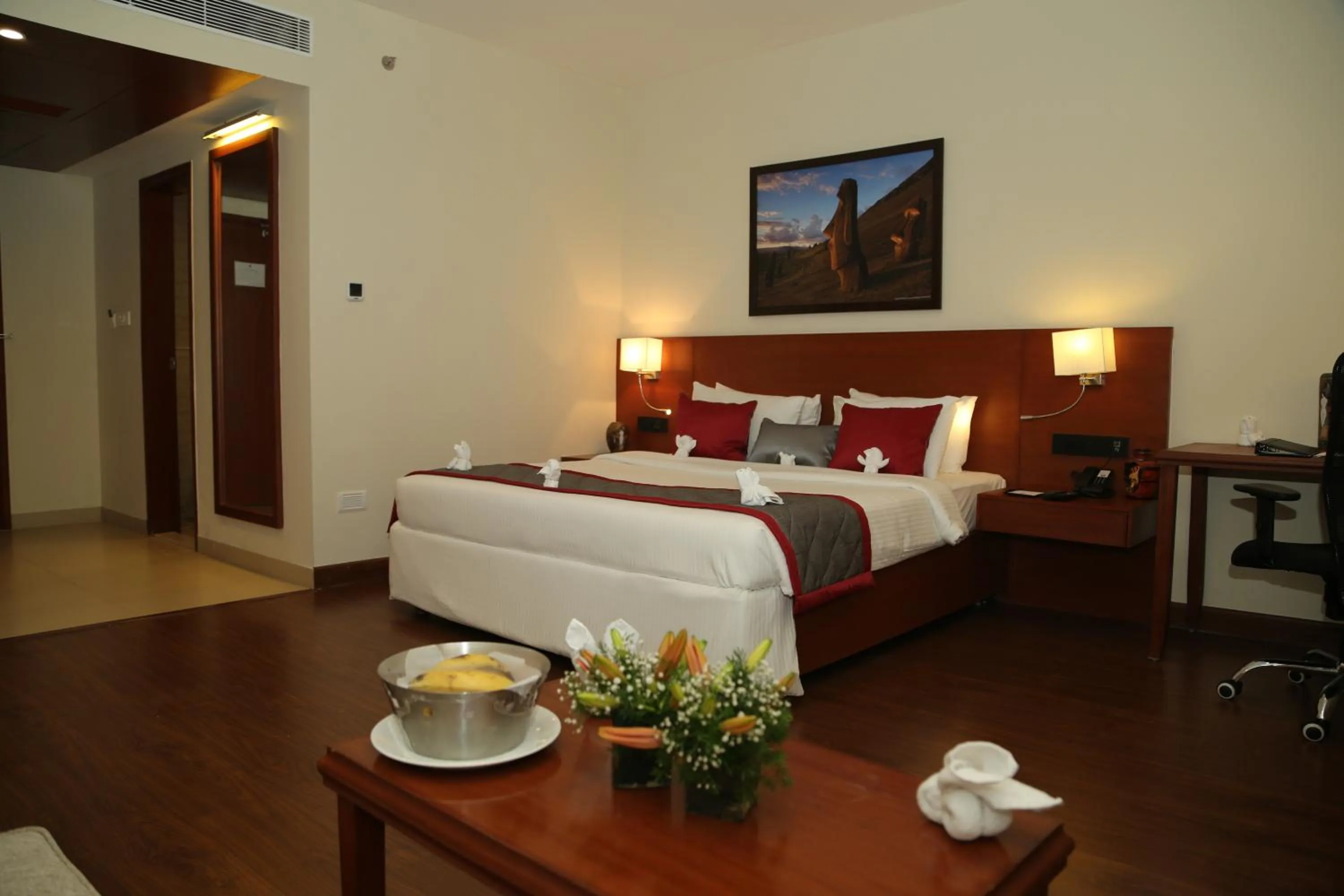 Bed in The Altruist Business Hotel Hitech