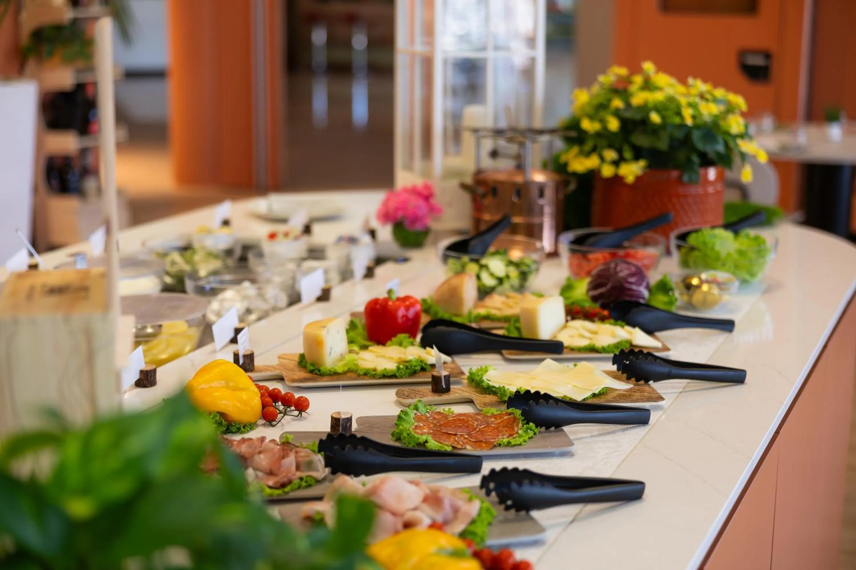 Buffet breakfast in Hotel Ristorante Al Fiore