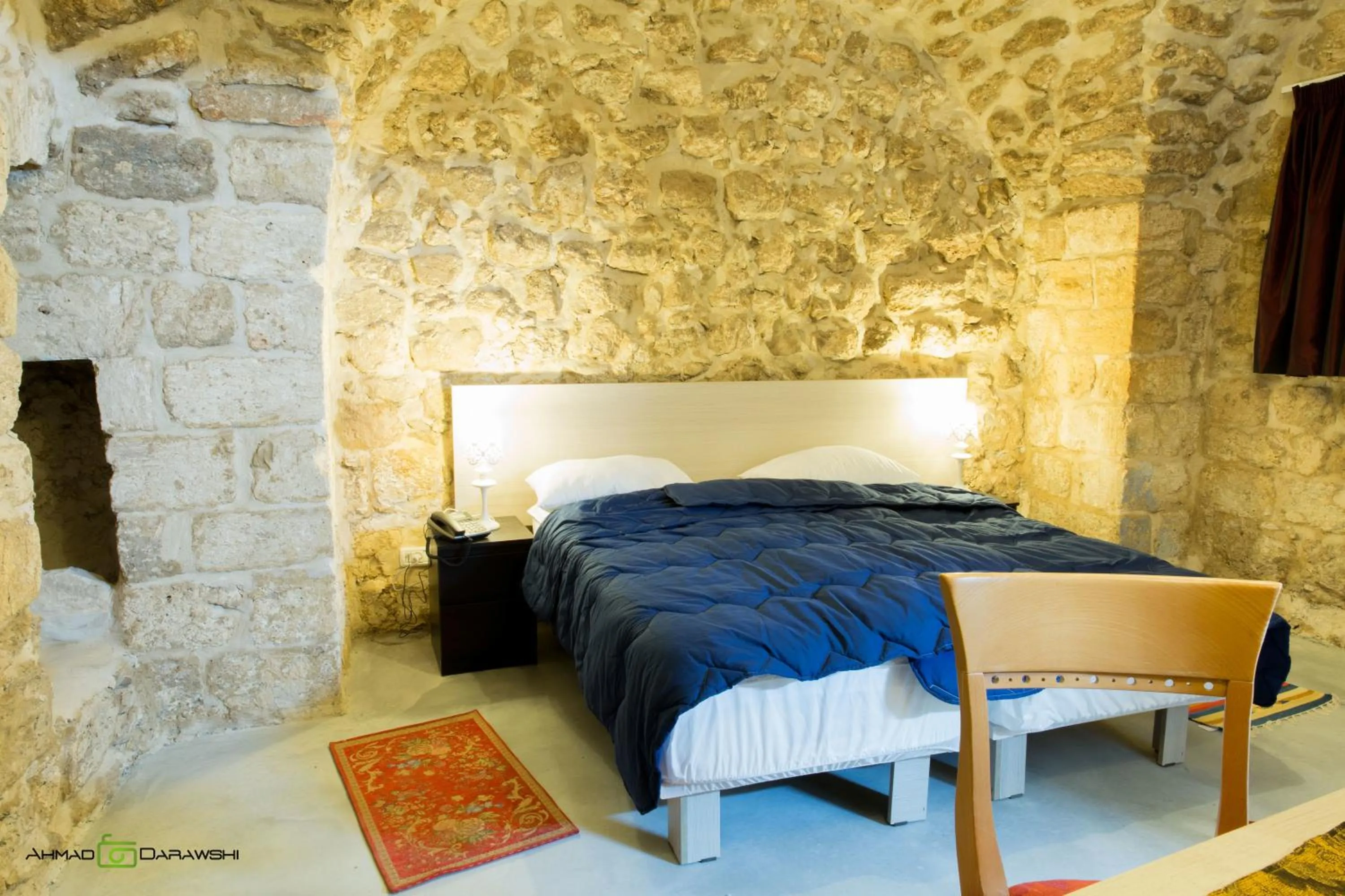 Bedroom, Bed in Al-Hakim Boutique Hotel Old Town Nazareth