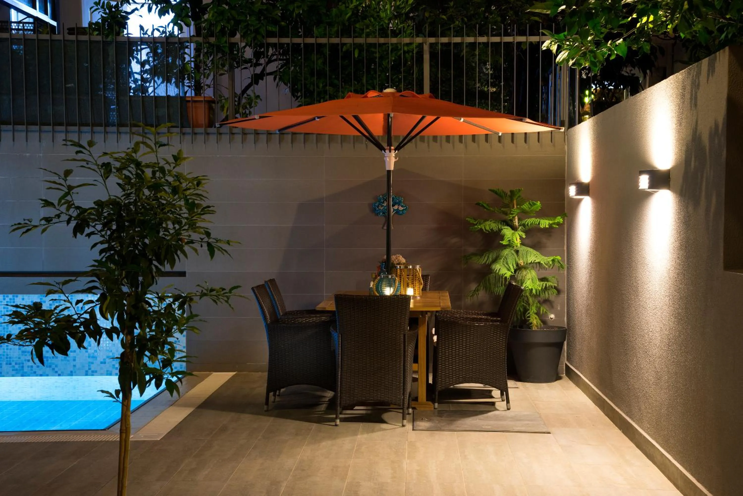 Patio in Trend Suites
