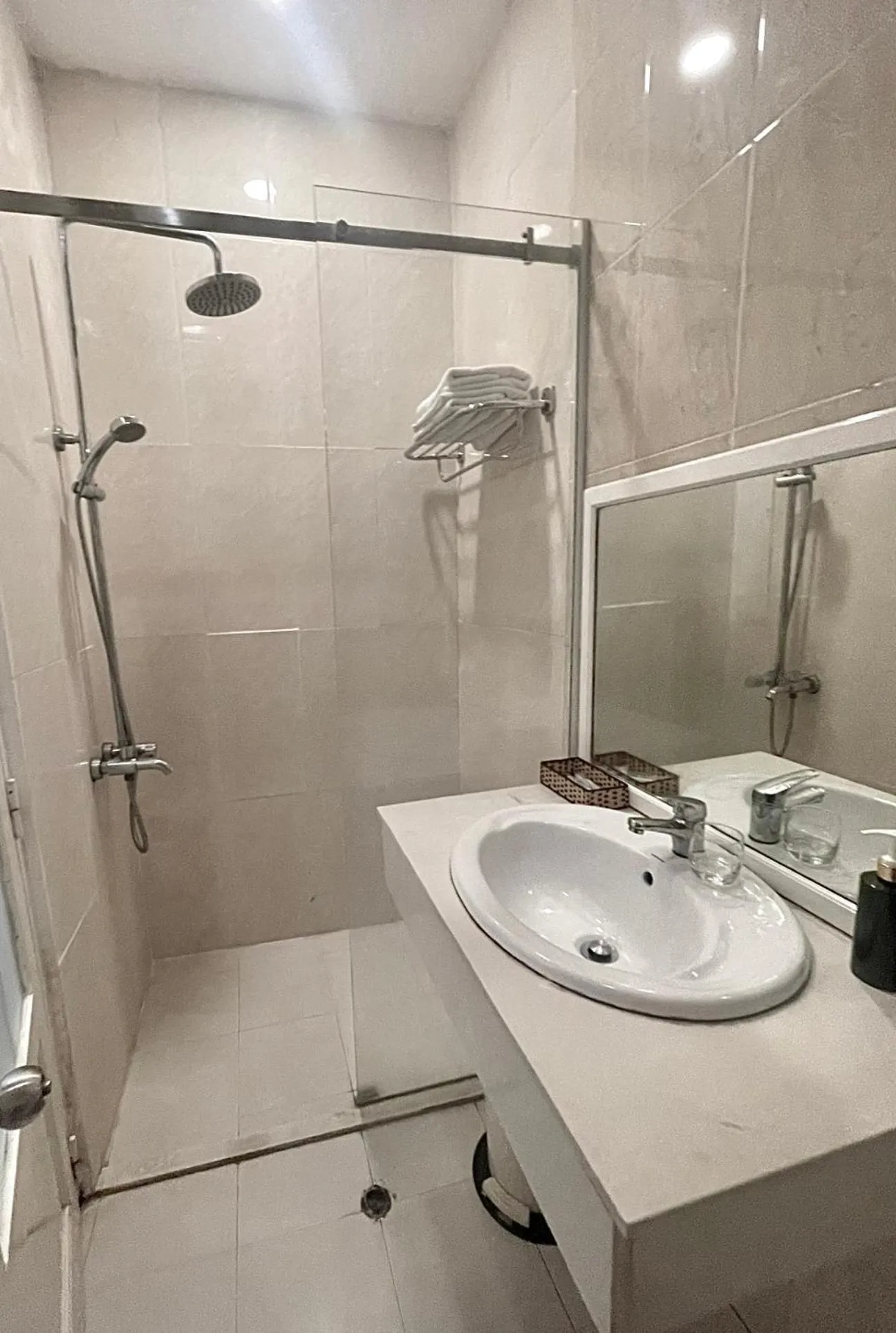 Bathroom in Queen Central Apartment Hotel