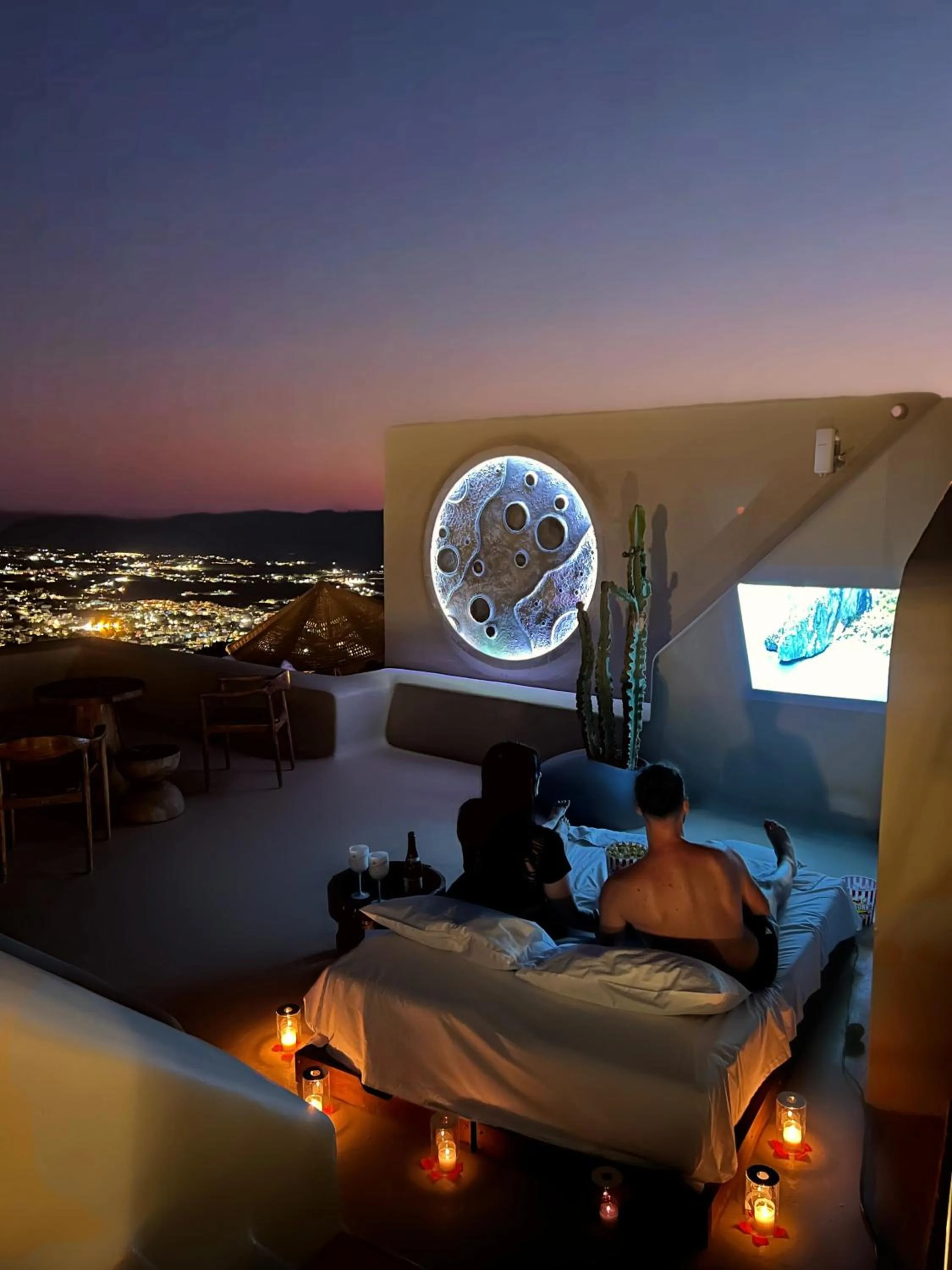 Balcony/Terrace in Luna Santorini Suites