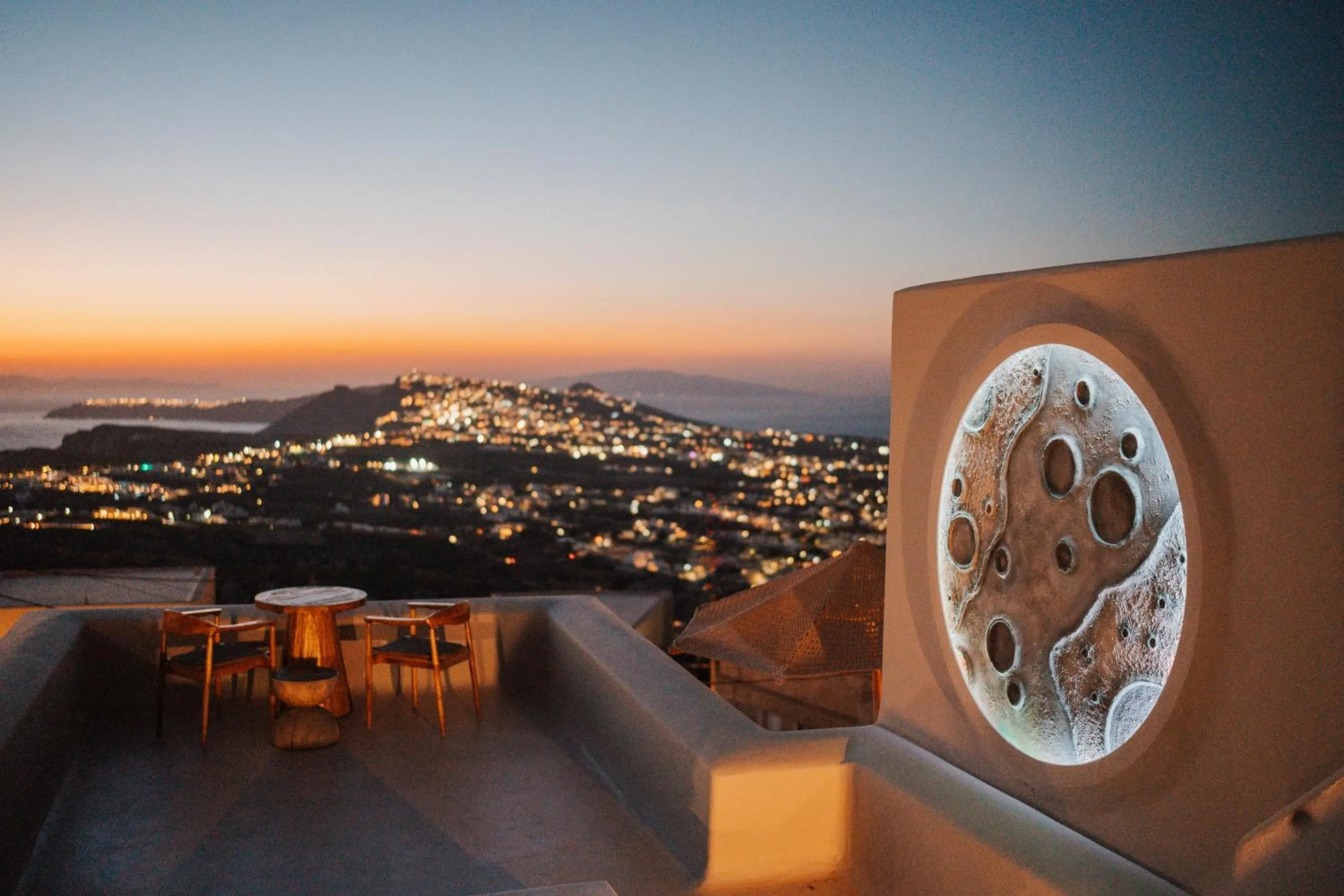 Balcony/Terrace in Luna Santorini Suites