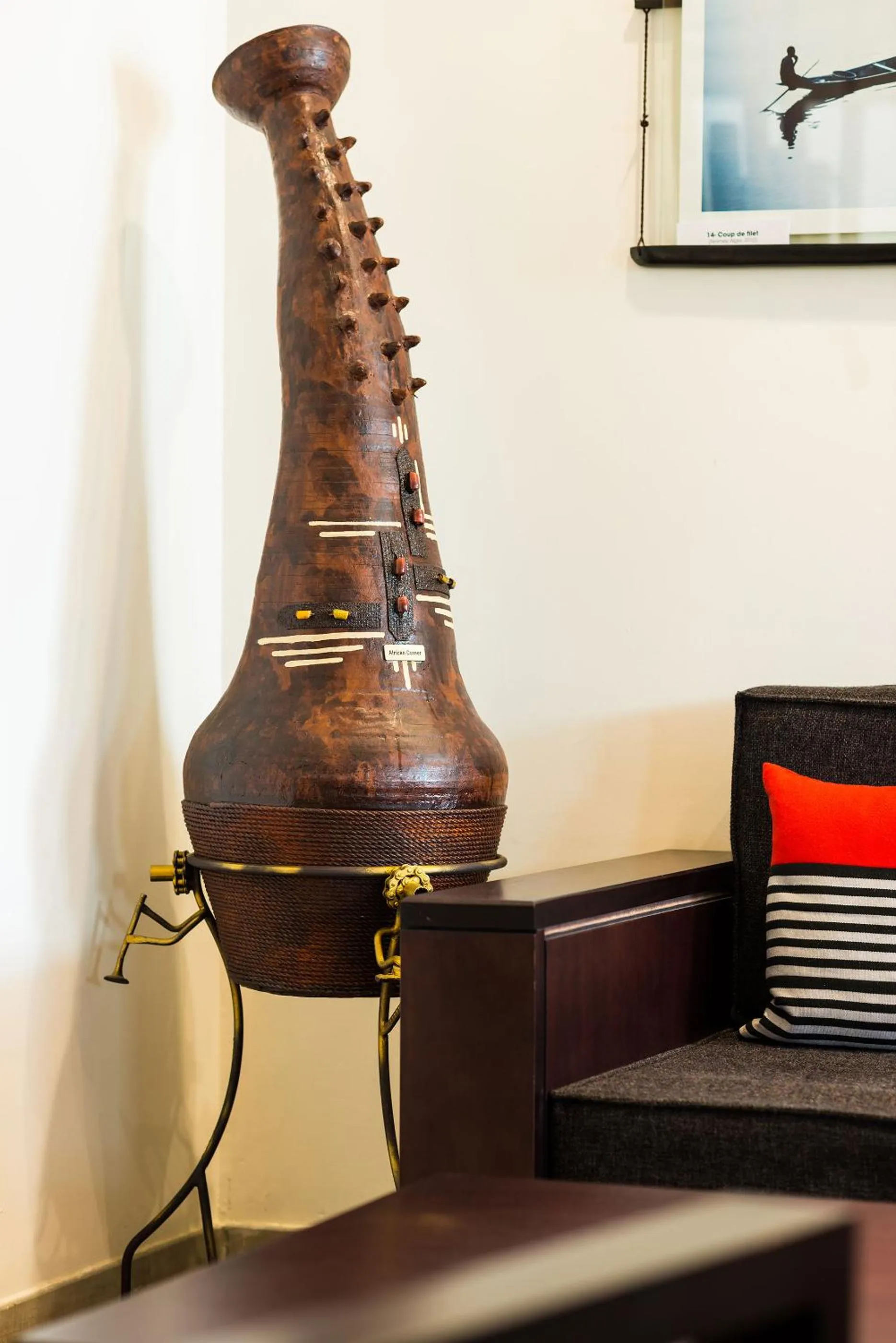 Decorative detail in ONOMO Hotel Lomé