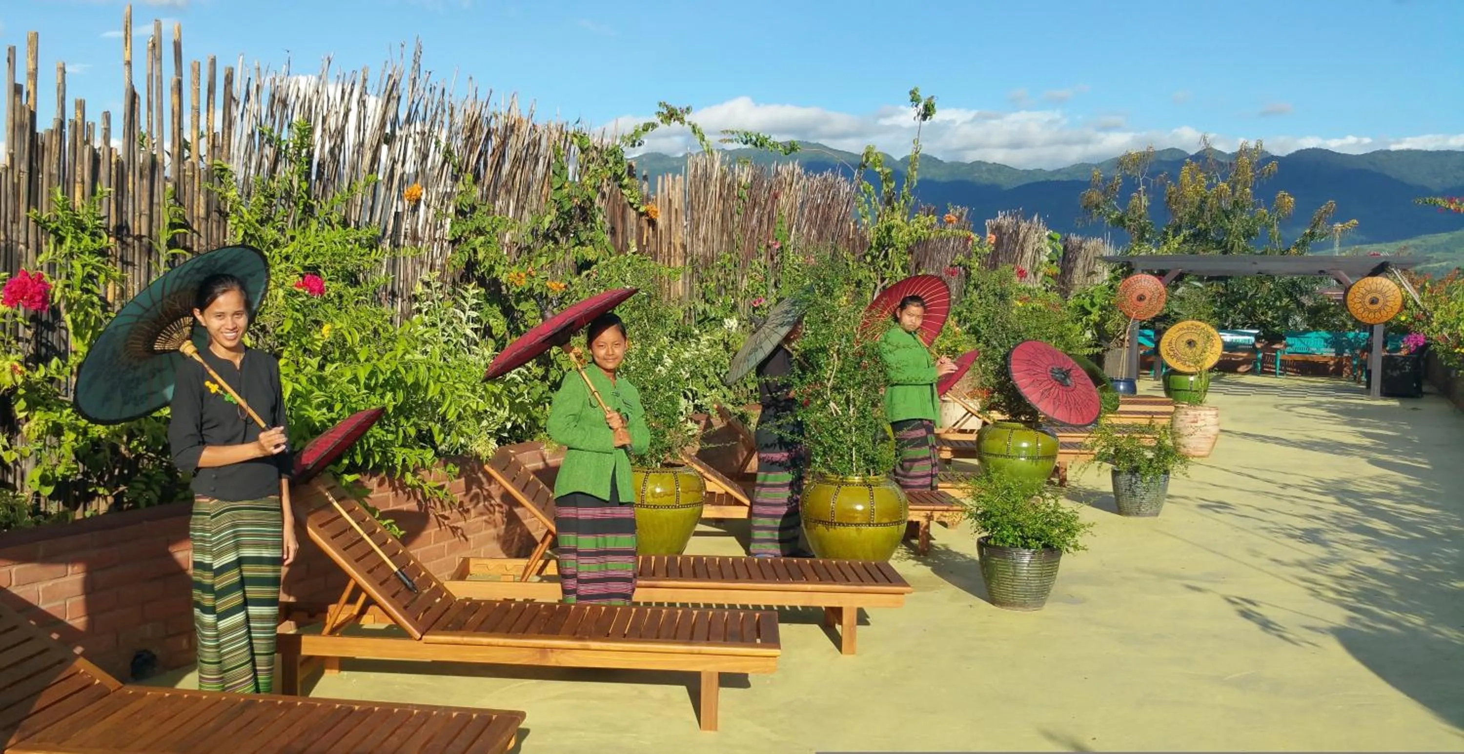 Balcony/Terrace in Thanakha Inle Hotel
