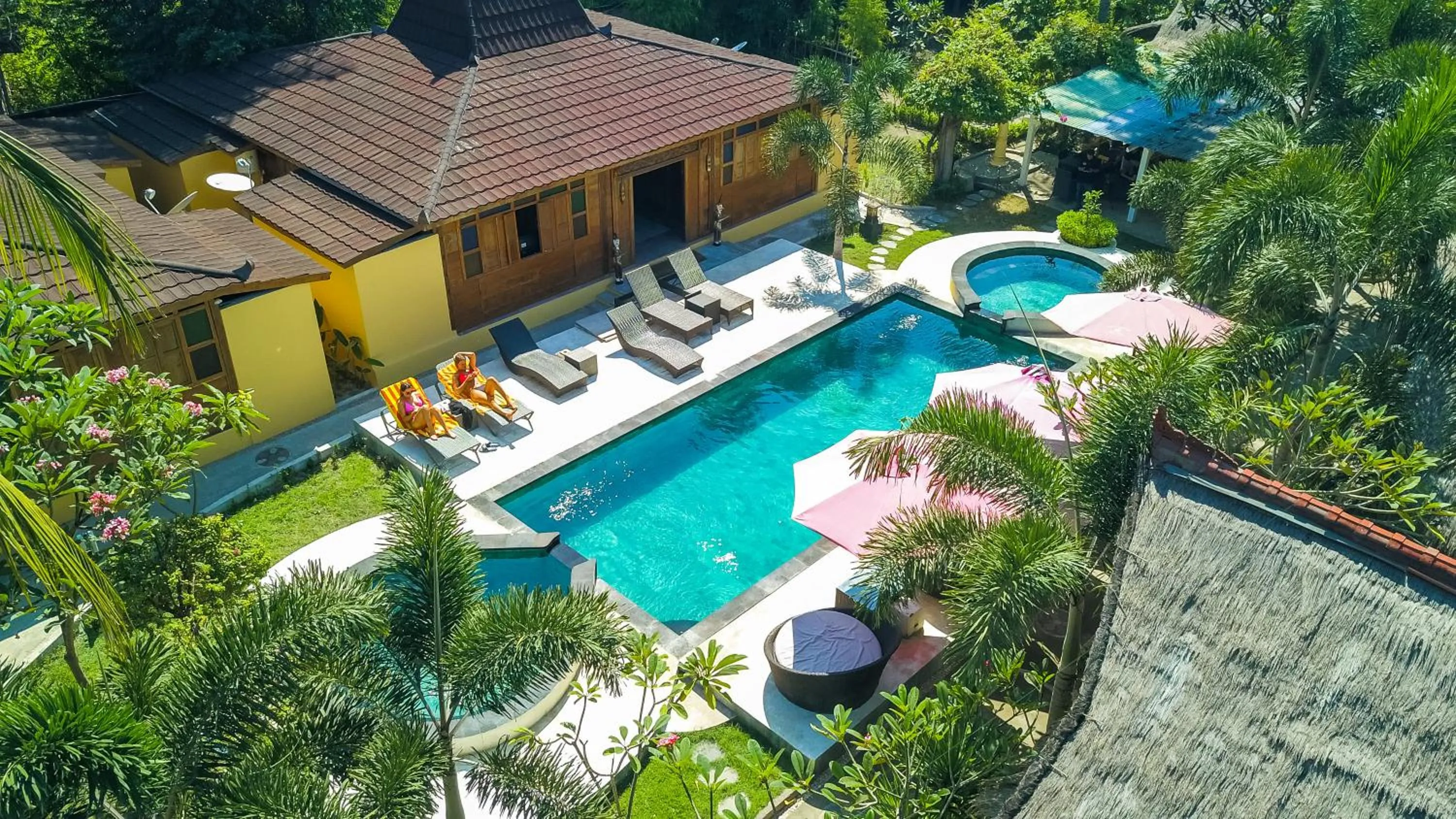 Bird's eye view in Salim Beach Resort