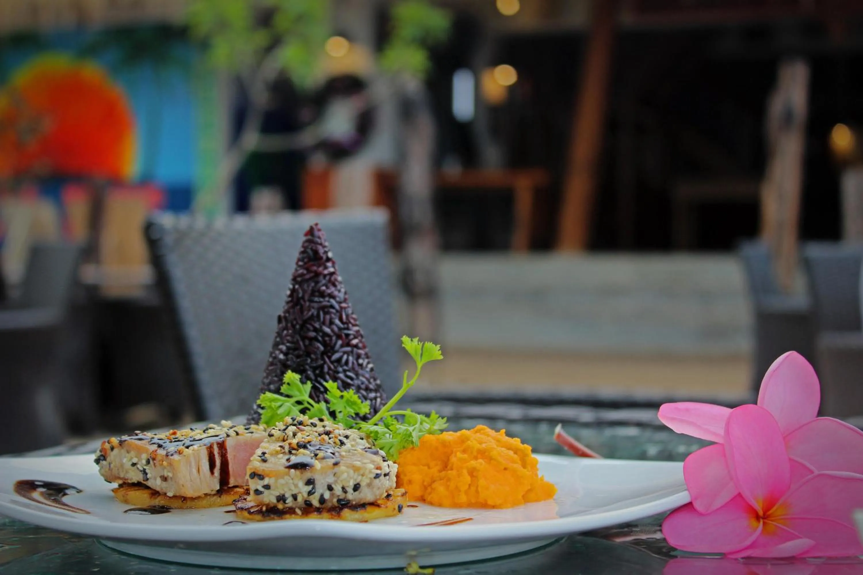 Food and drinks in Salim Beach Resort